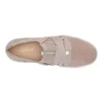 GABOR 43.333.12 BEIGE SILK SUEDE LACE UP SNEAKER