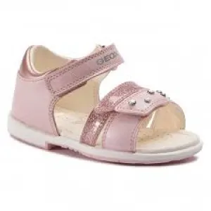GEOX SANDAL GIRLS  PINK PEARL ROSE B VERRED