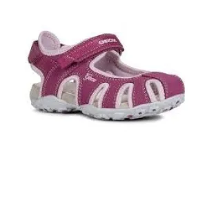 GEOX SANDAL GIRLS RASPBERRY PINK J.S ROXANNE