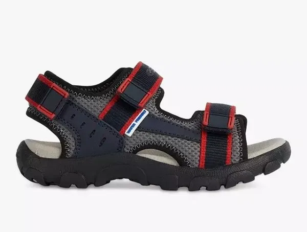 Geox Strada sandal navy red