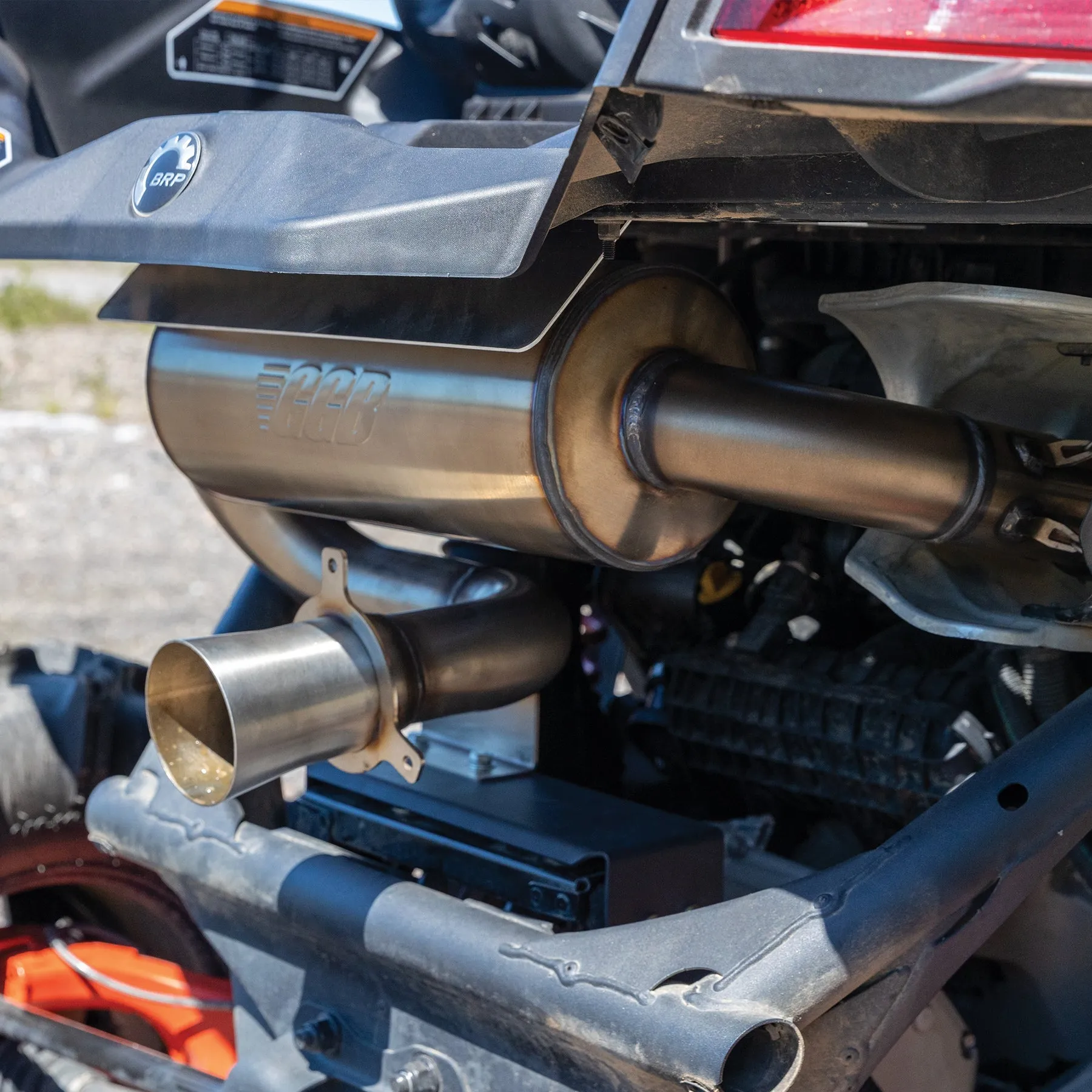 GGB Stainless Steel Trail Muffler | 2017-2023 Can-Am Maverick X3 Turbo / Max X3 Turbo