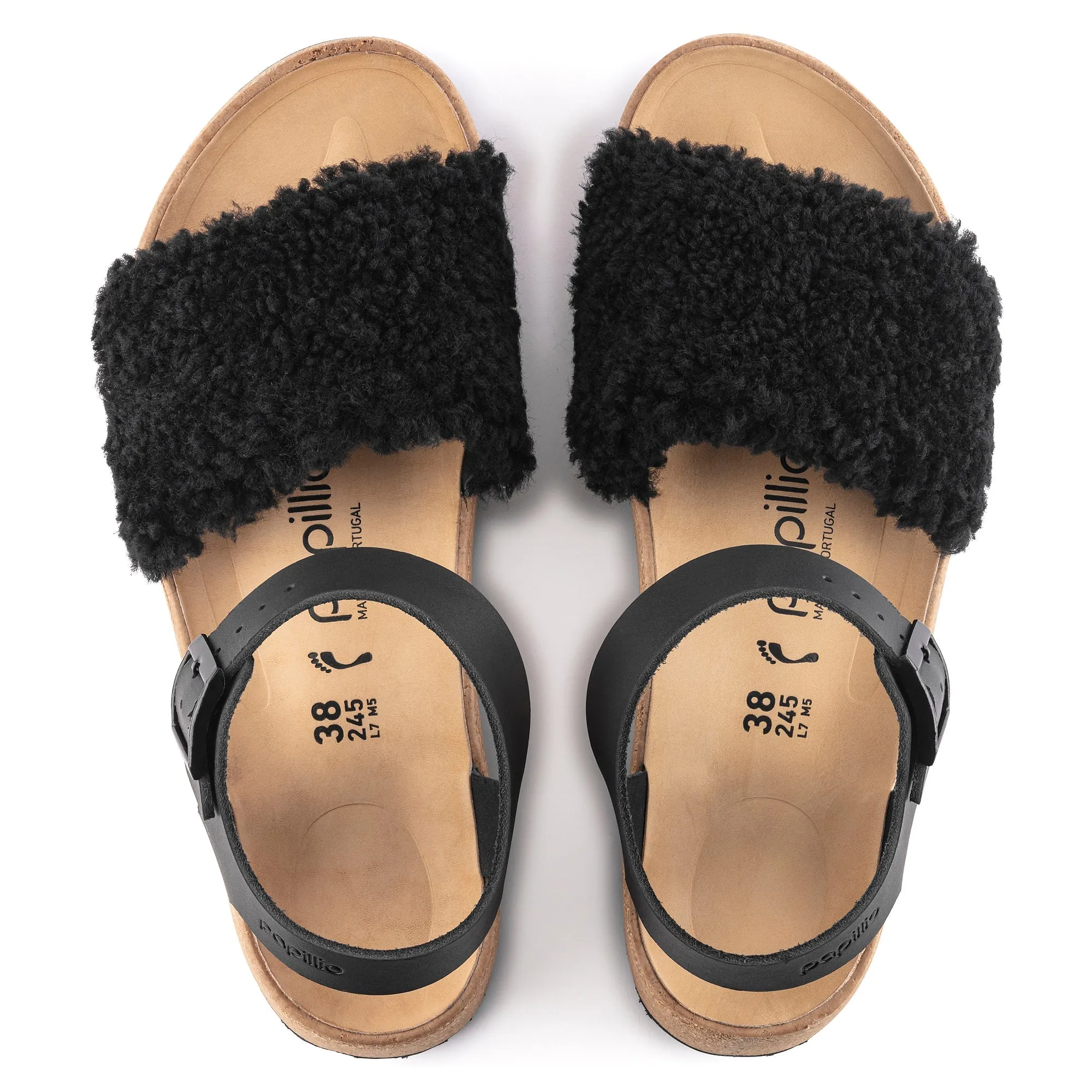 Glenda | Leather/Shearling | Teddy Black
