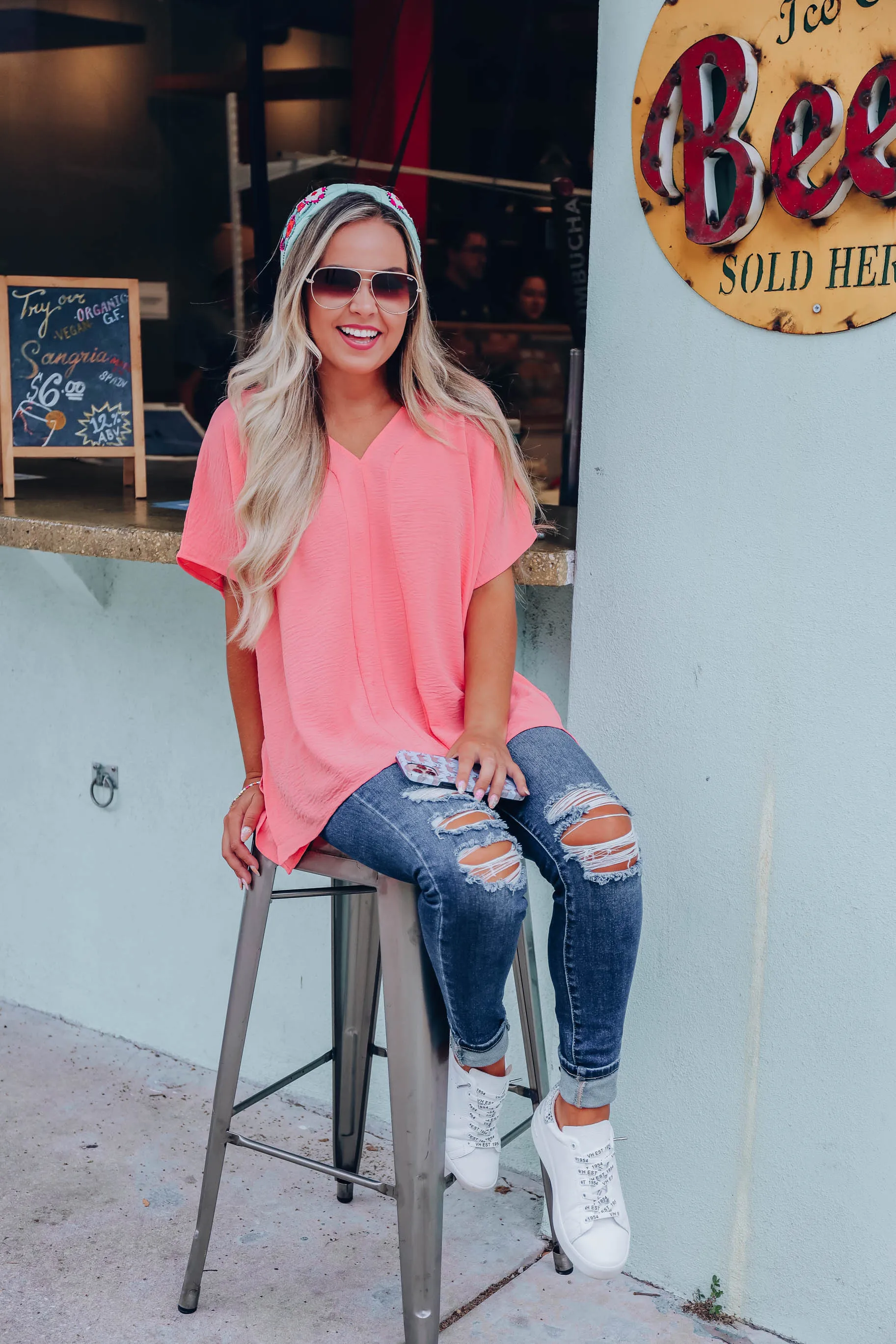 Go With The Flow Chiffon Tunic