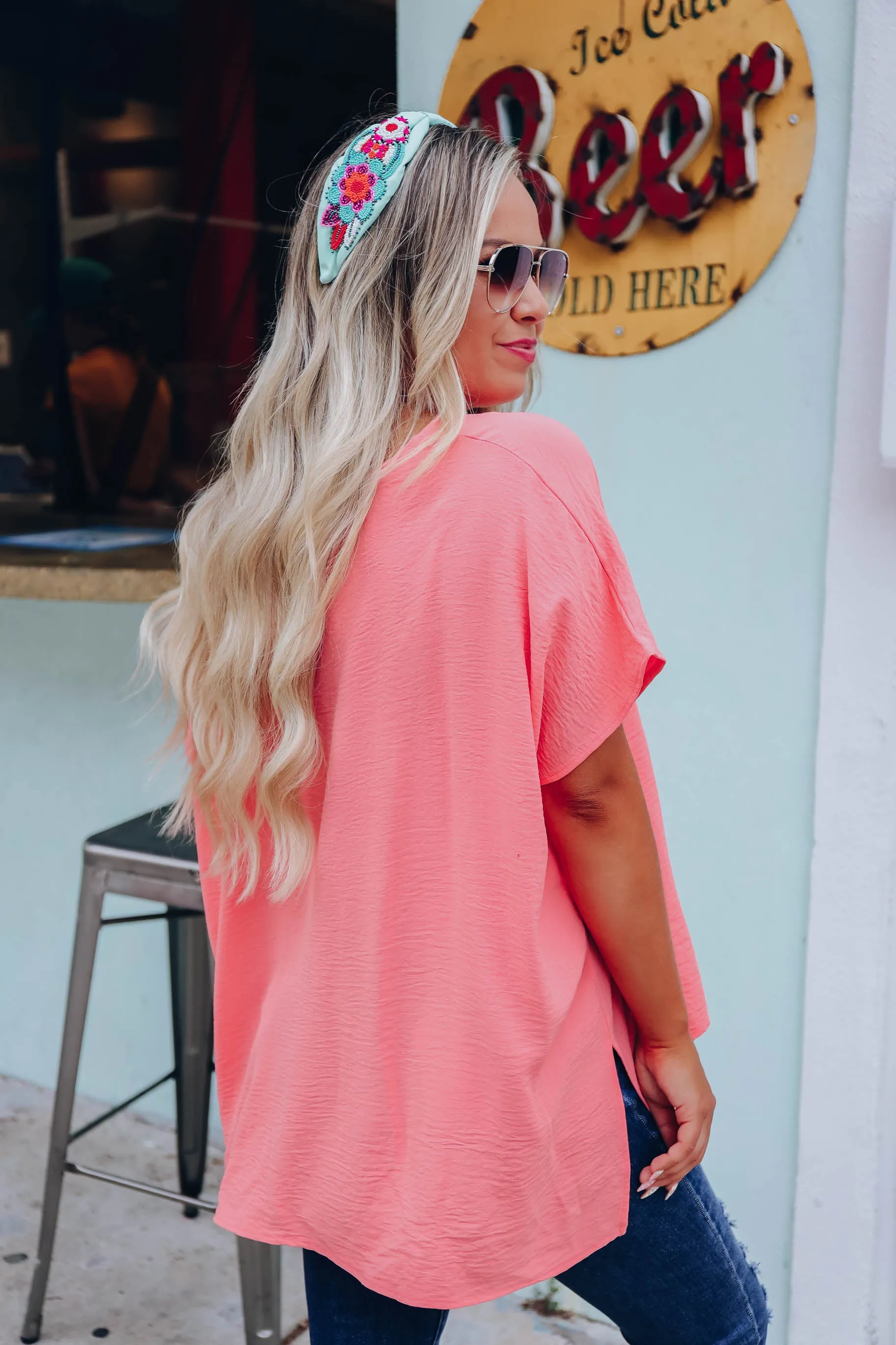 Go With The Flow Chiffon Tunic