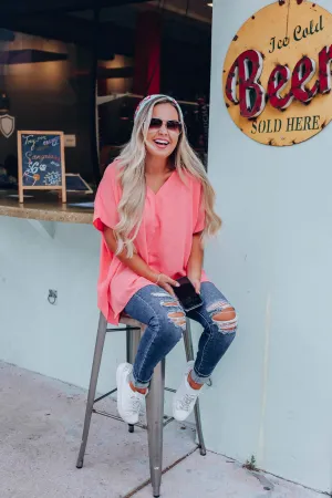Go With The Flow Chiffon Tunic