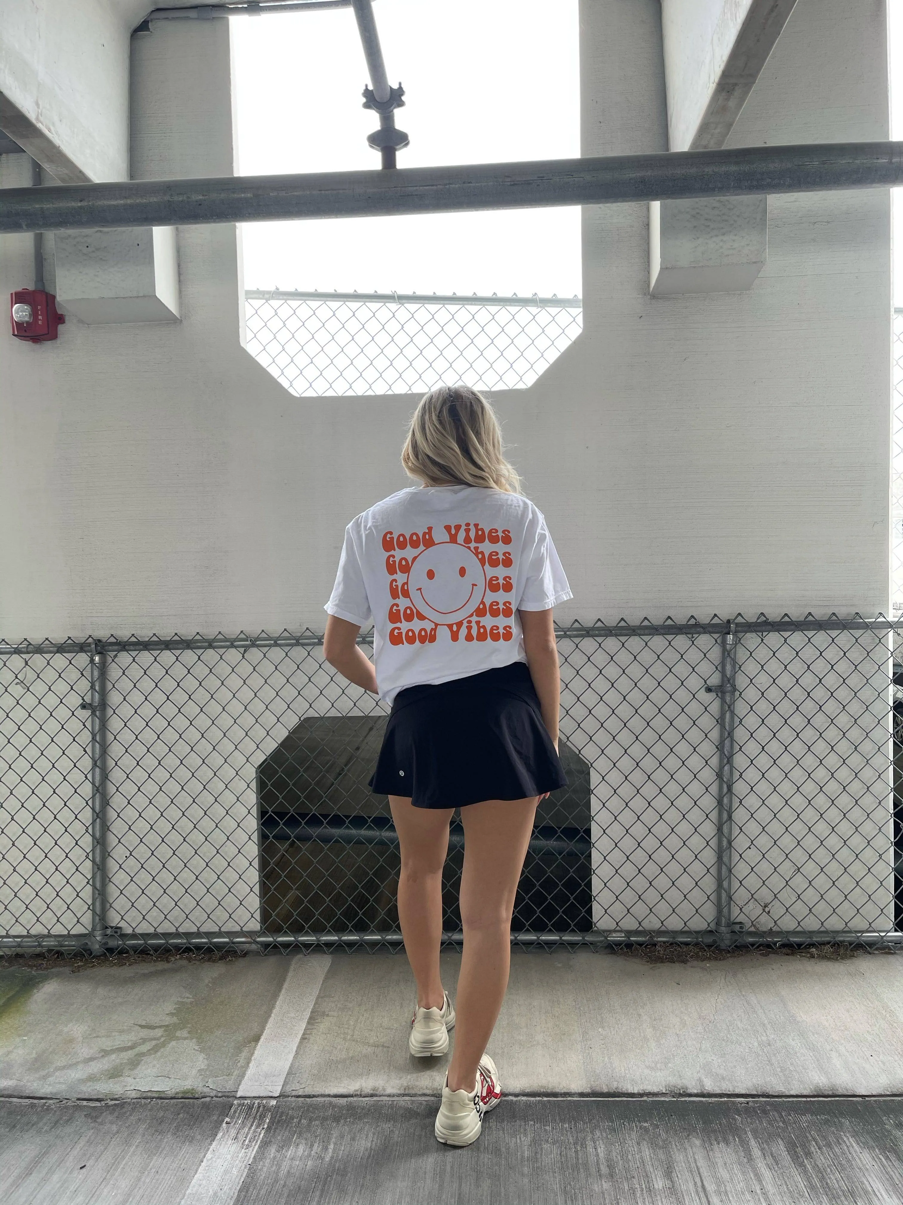 Good Vibes Smile Comfort Colors Shirt