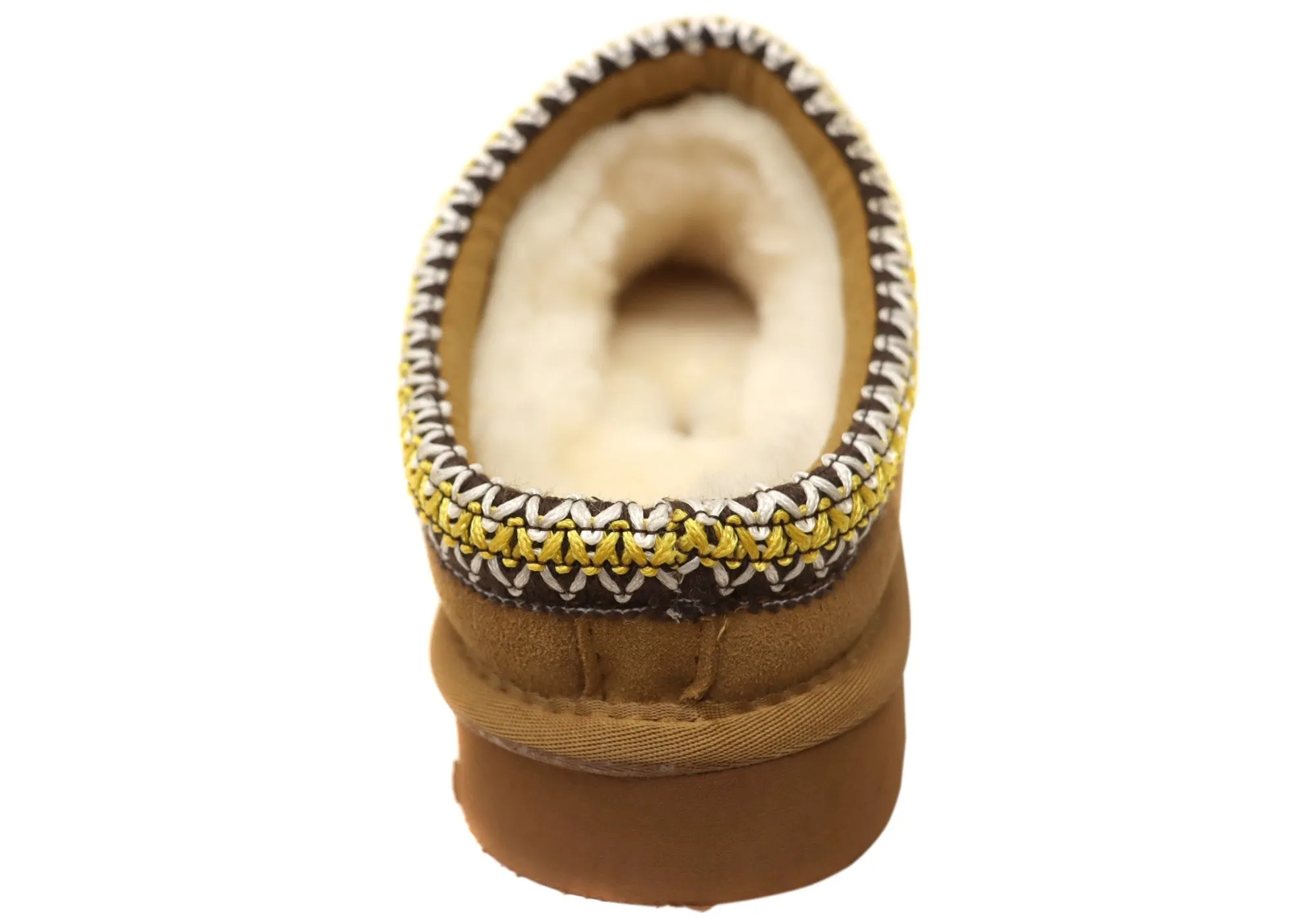 Grosby Brandy Ugg Womens Comfortable Open Back Slippers