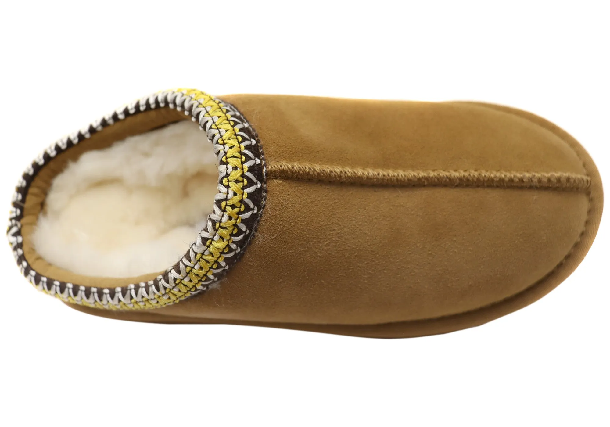 Grosby Brandy Ugg Womens Comfortable Open Back Slippers