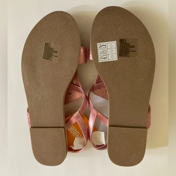 🌸Gymboree New Pink Glitter Butterfly Spring Summer Sandal