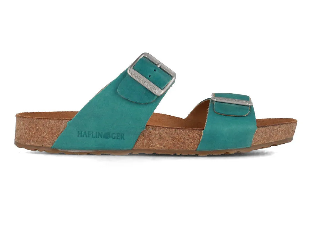 HAFLINGER Women Sandals 'Bio Andrea', aqua country