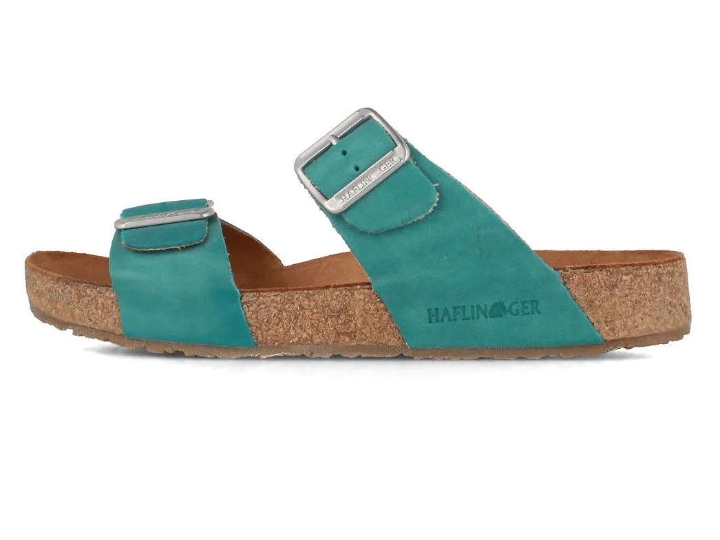 HAFLINGER Women Sandals 'Bio Andrea', aqua country