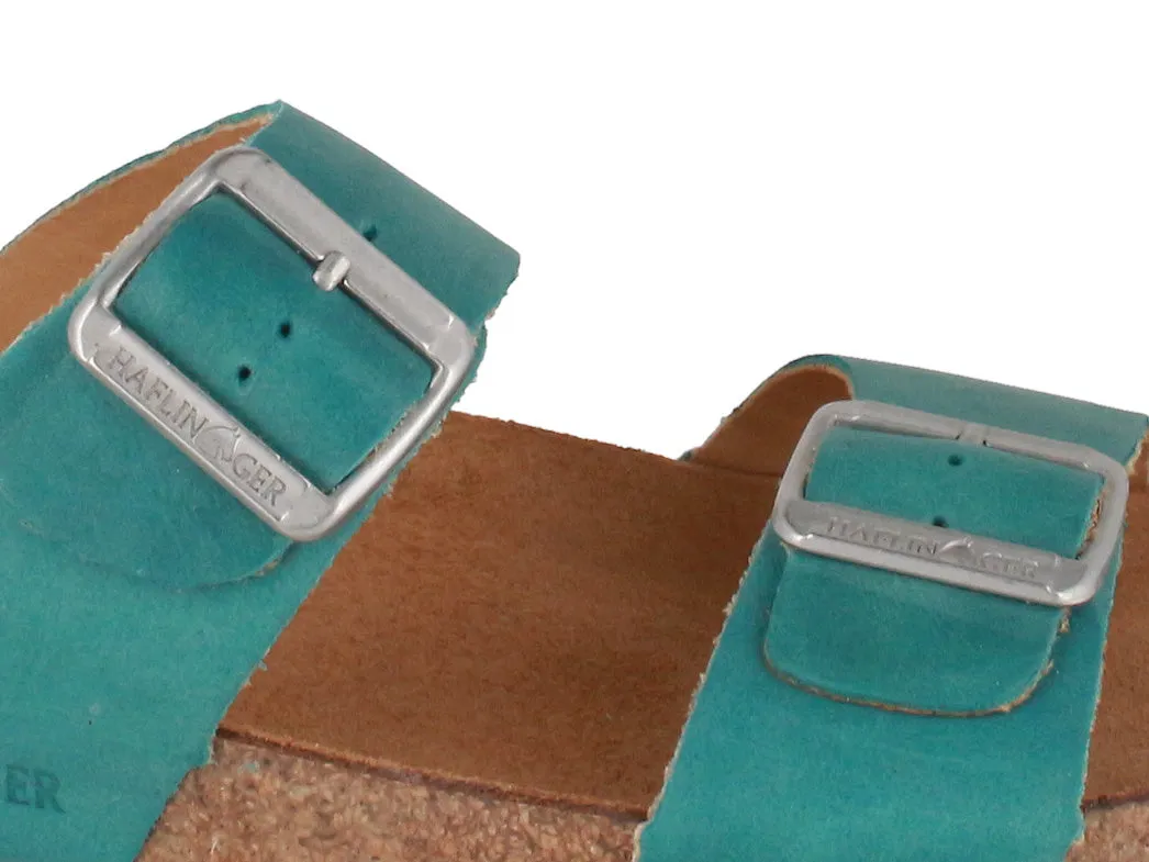 HAFLINGER Women Sandals 'Bio Andrea', aqua country