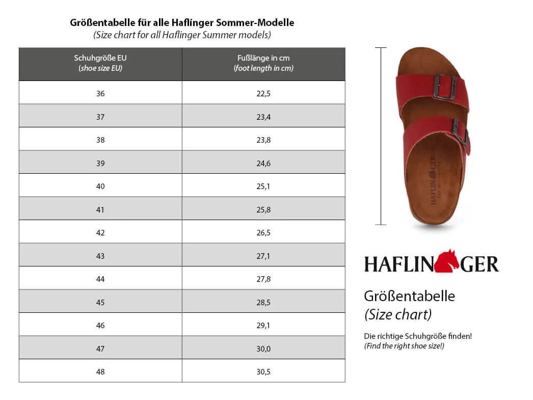 HAFLINGER Women Sandals 'Bio Andrea', aqua country