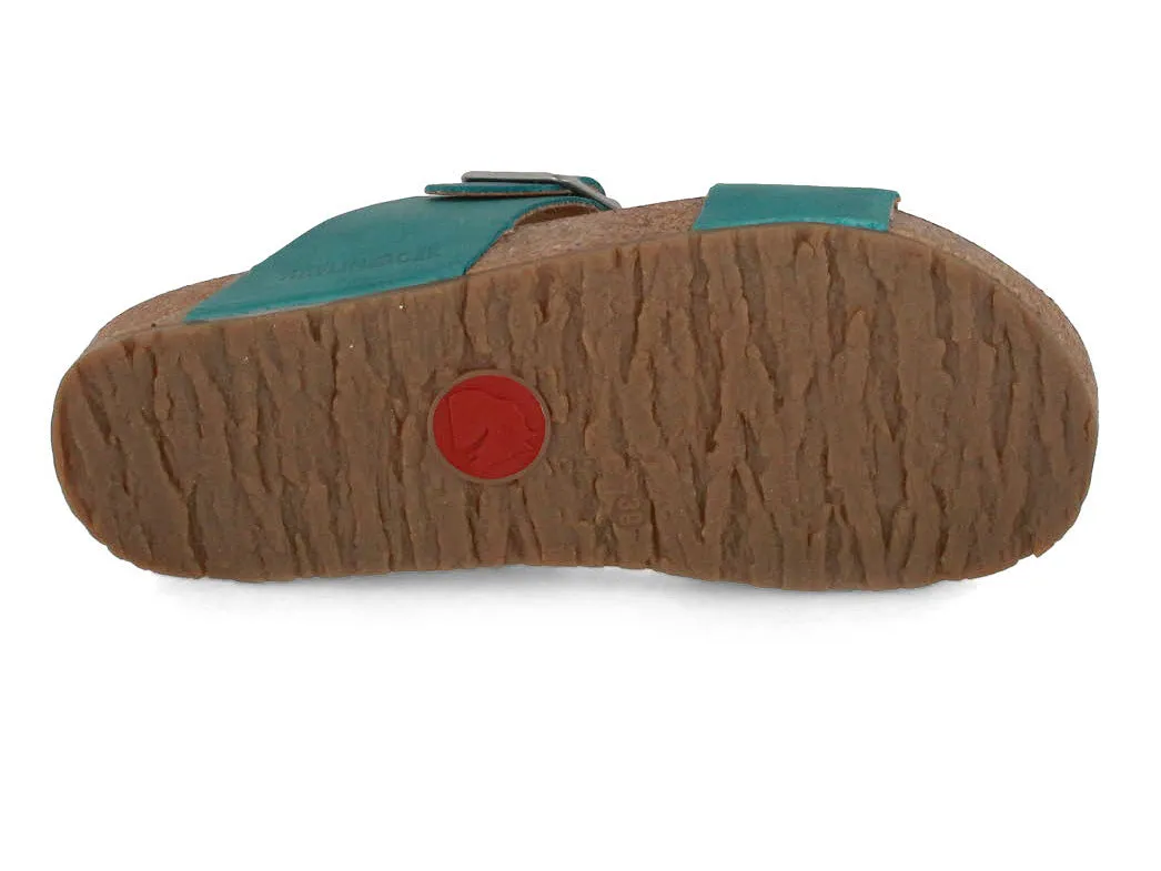 HAFLINGER Women Sandals 'Bio Andrea', aqua country