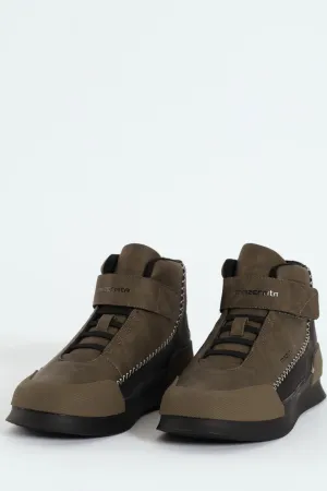 Hightop Sneakers - Olive
