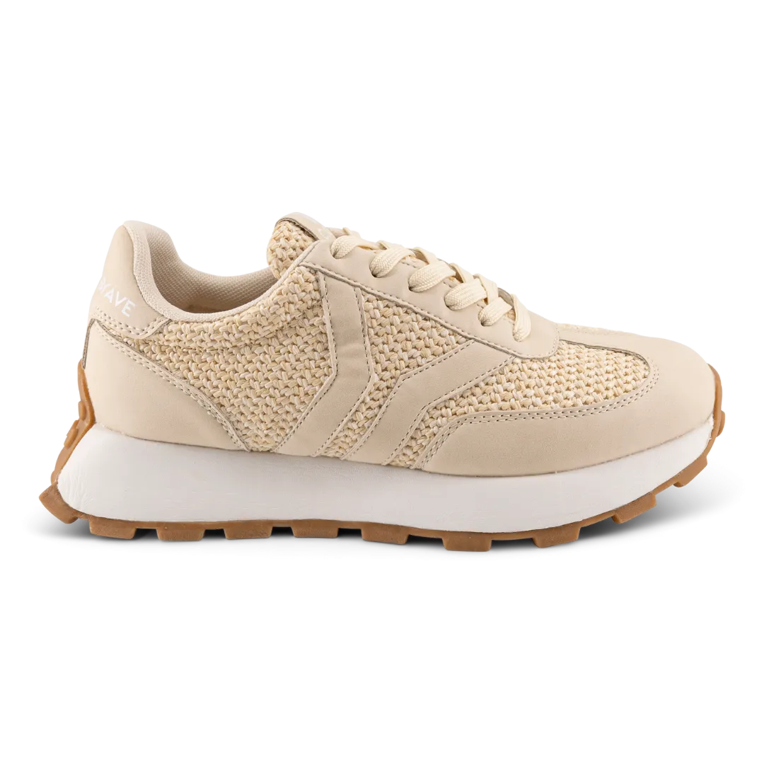Hope Womens Sneaker in ecru with ecru wing