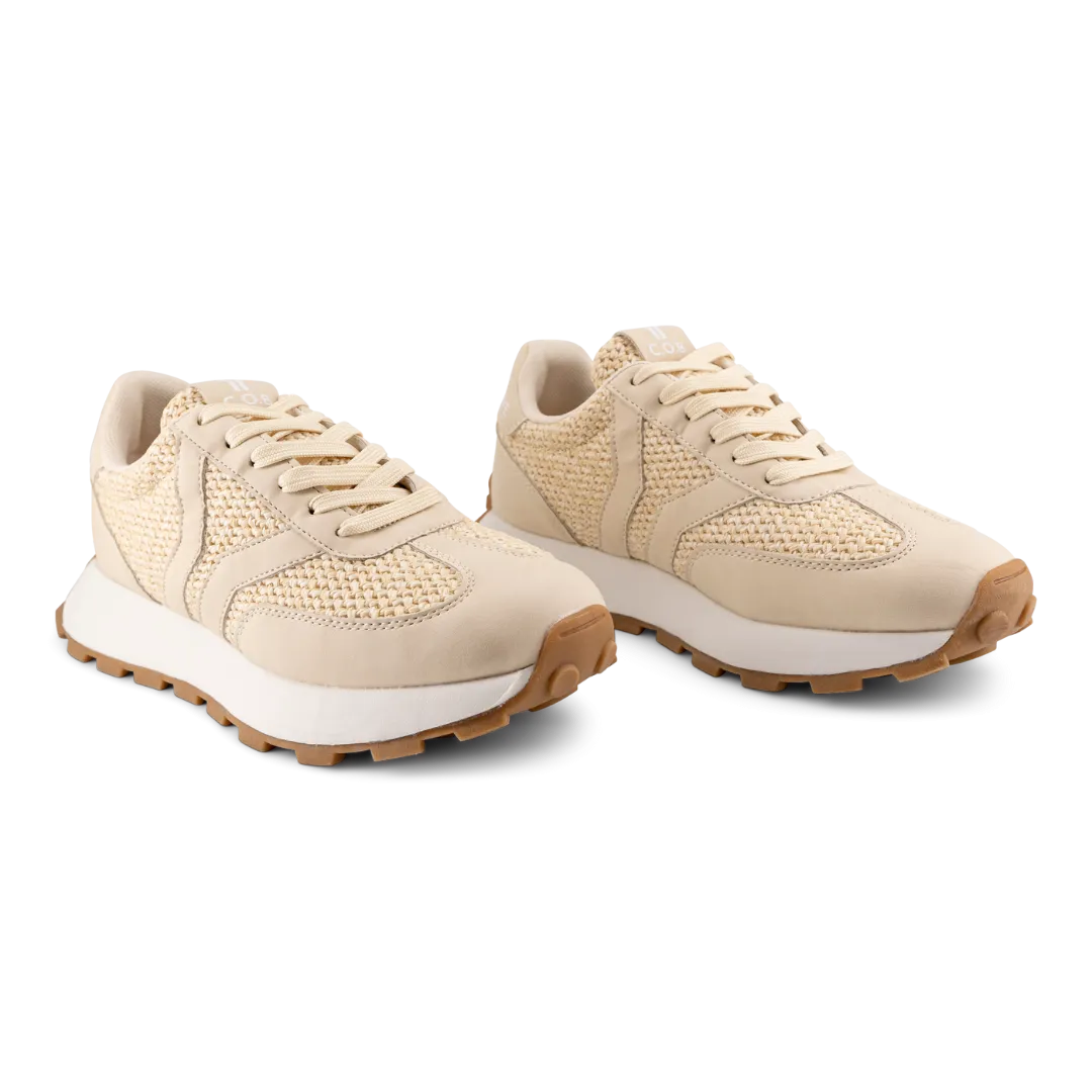 Hope Womens Sneaker in ecru with ecru wing