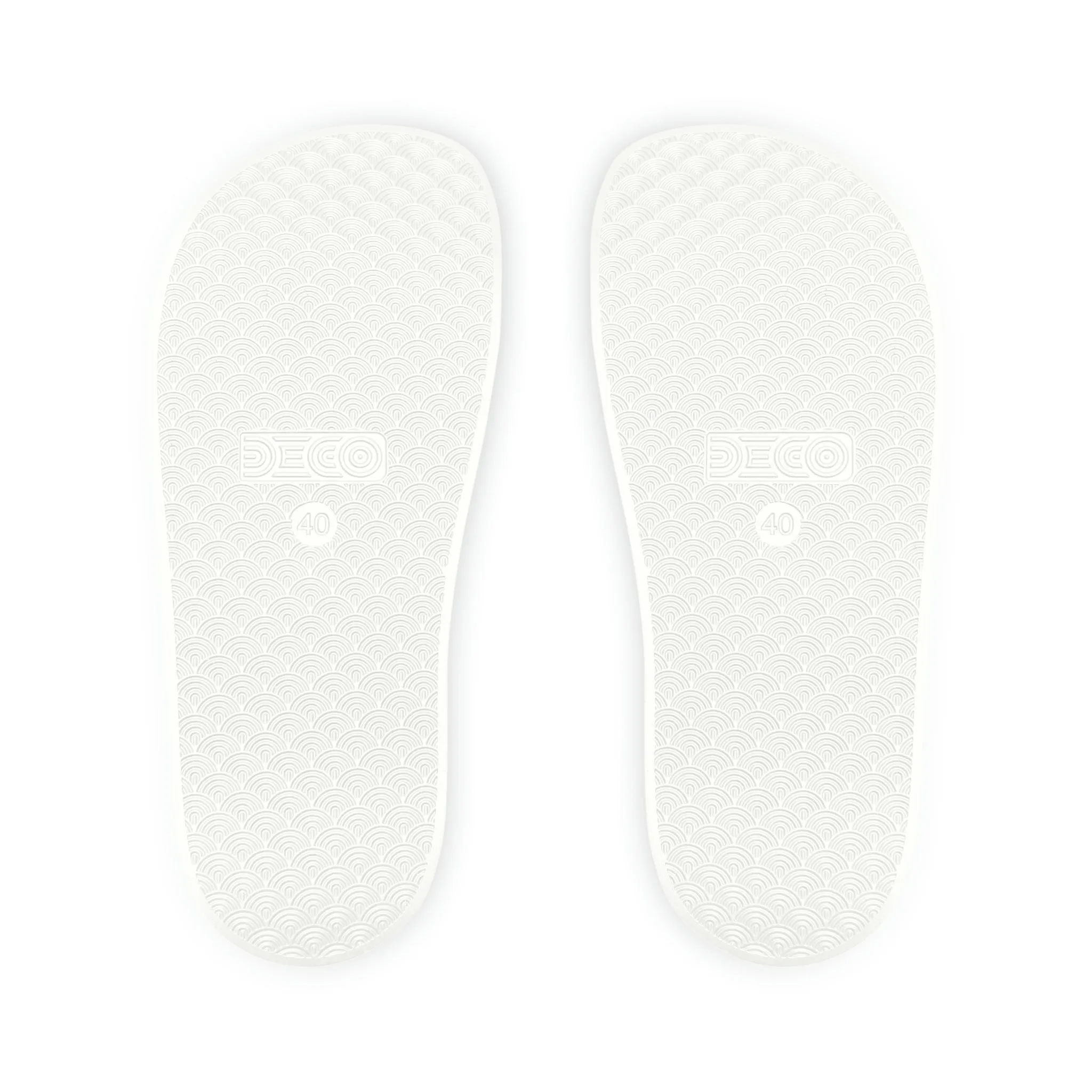 I Love Indigenous | PU Slide Sandals for Men | Aboriginal Design