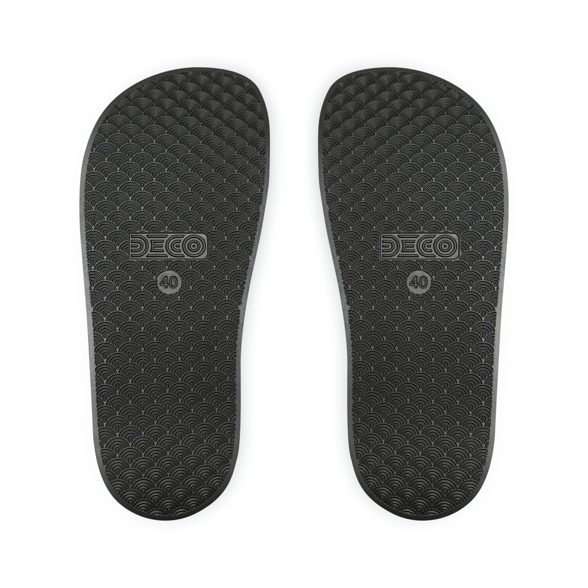 I Love Indigenous | PU Slide Sandals for Men | Aboriginal Design
