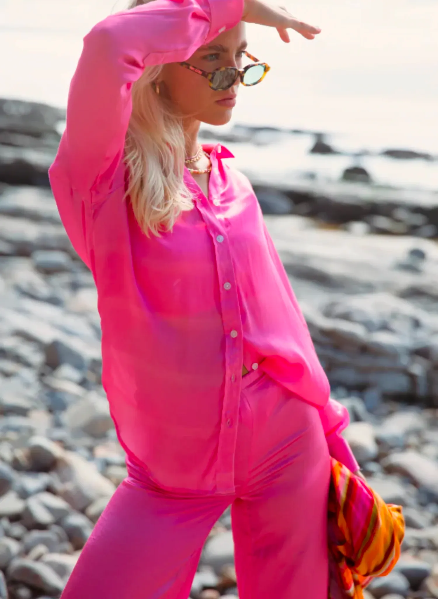 Ibiza Pant in Candy Pink