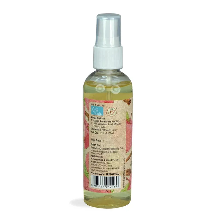 IRIS Potpourri Refreshener Spray: Sandal and Apple Cinnamon 100ml each Bottle