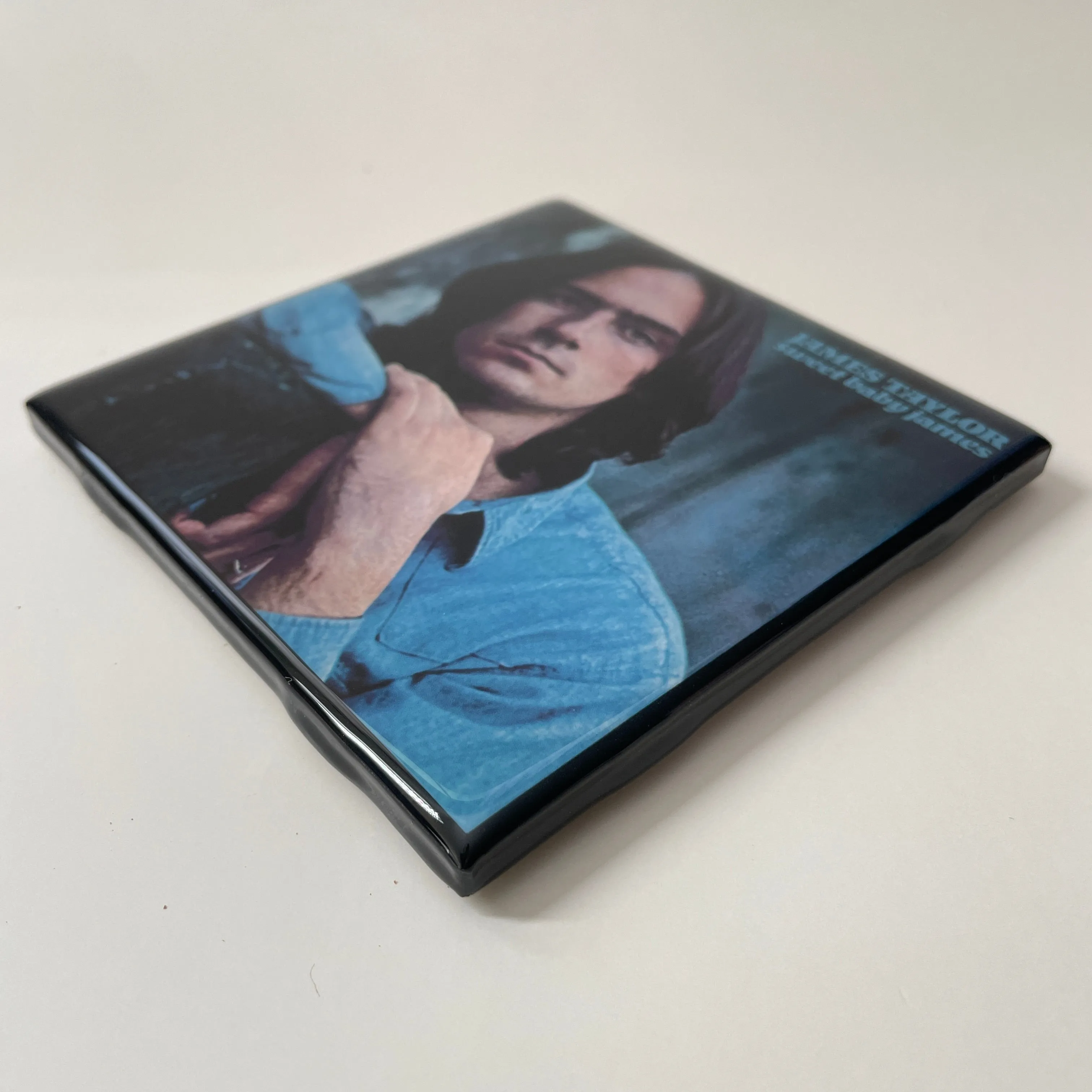 JAMES TAYLOR Sweet Baby James Coaster Record Cover Ceramic Tile
