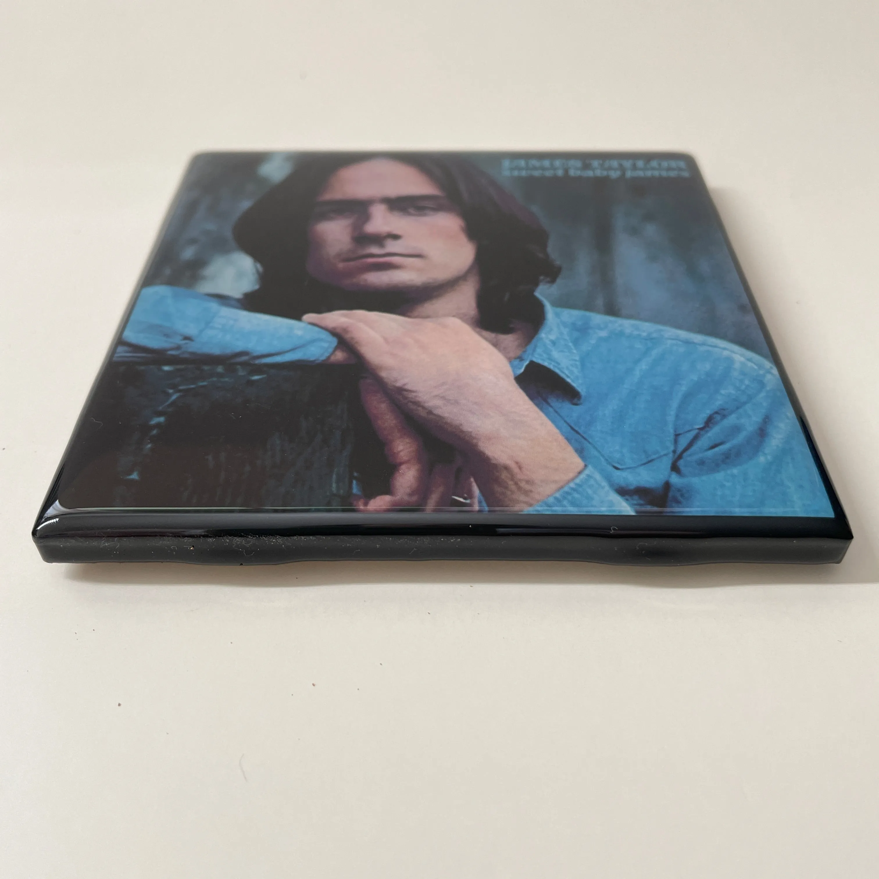 JAMES TAYLOR Sweet Baby James Coaster Record Cover Ceramic Tile