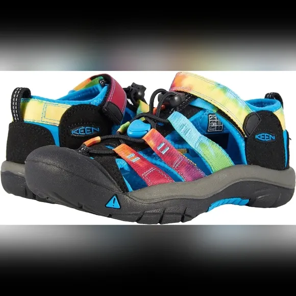 Keen Newport H2 Sandal - Kids' - Rainbow Tie-dye