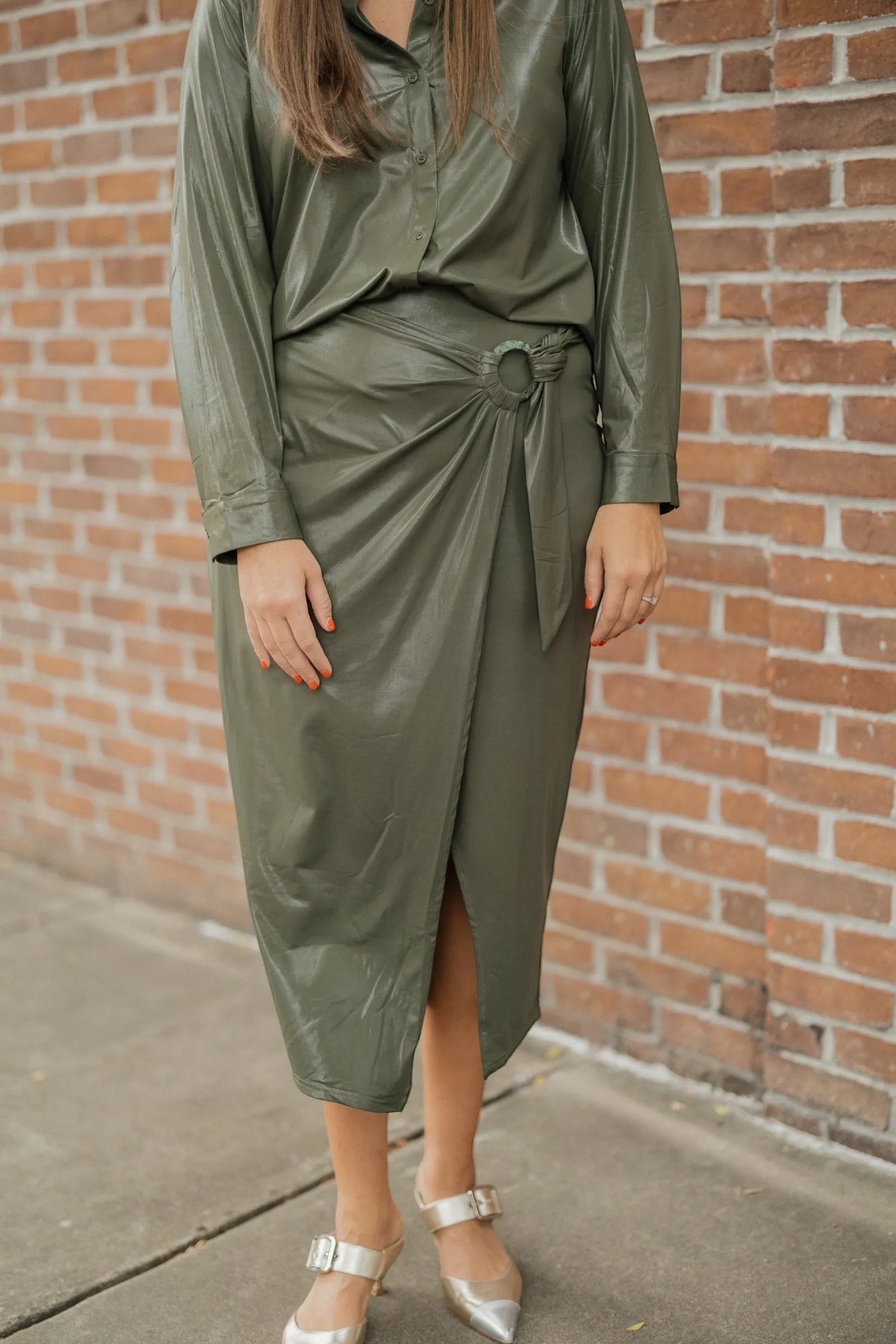 Kendy Knotted Wrap Skirt (XS-3XL)