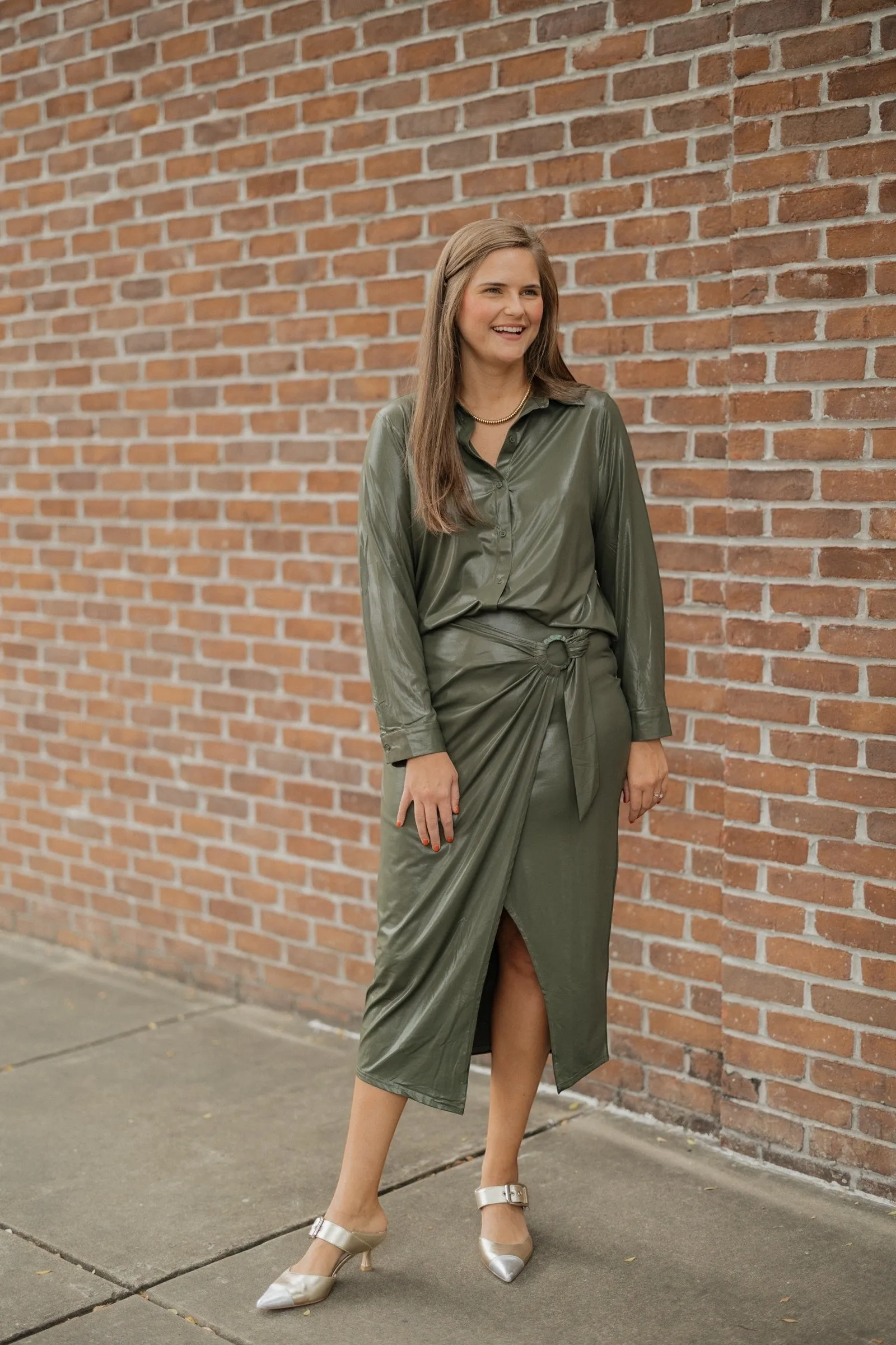 Kendy Knotted Wrap Skirt (XS-3XL)
