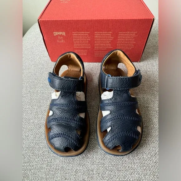 Kids Camper Bicho Leather Sandal