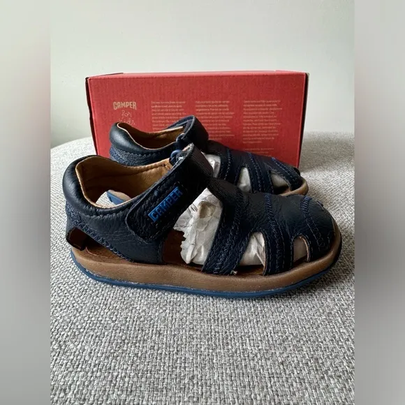 Kids Camper Bicho Leather Sandal