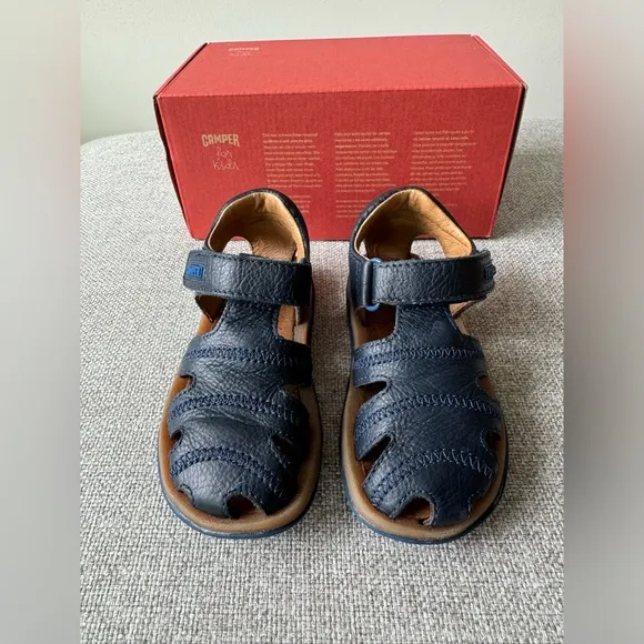 Kids Camper Bicho Leather Sandal