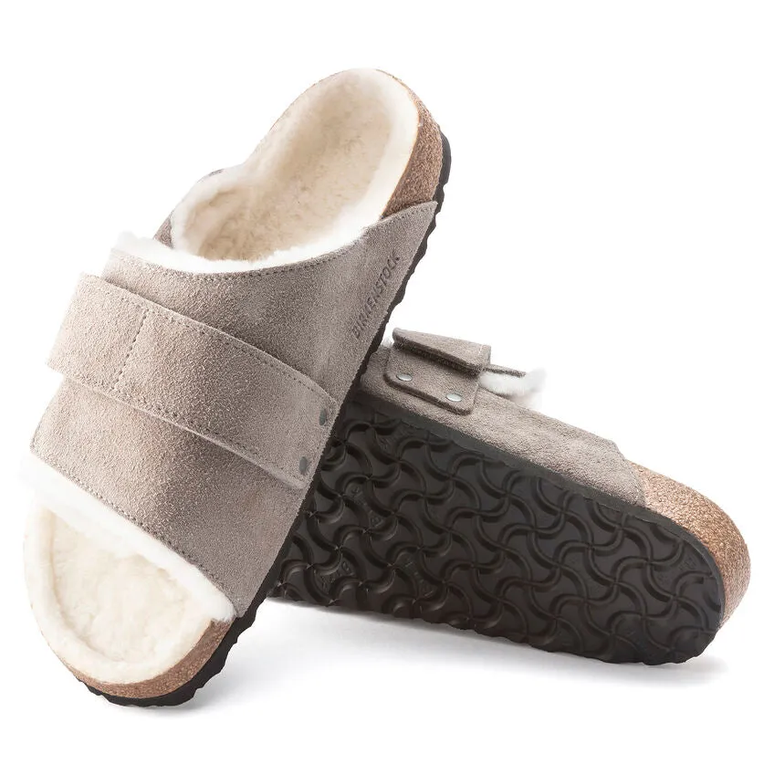 Kyoto Women - Stone Coin Suede Shearling||Kyoto pour femmes - Suède fourrure stone coin