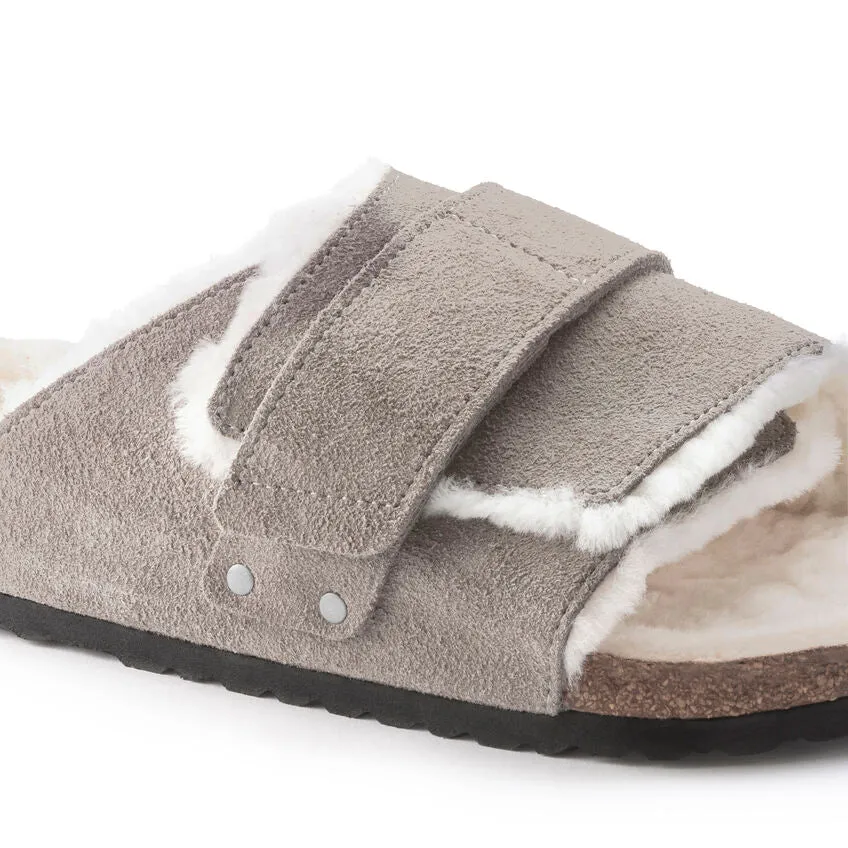 Kyoto Women - Stone Coin Suede Shearling||Kyoto pour femmes - Suède fourrure stone coin