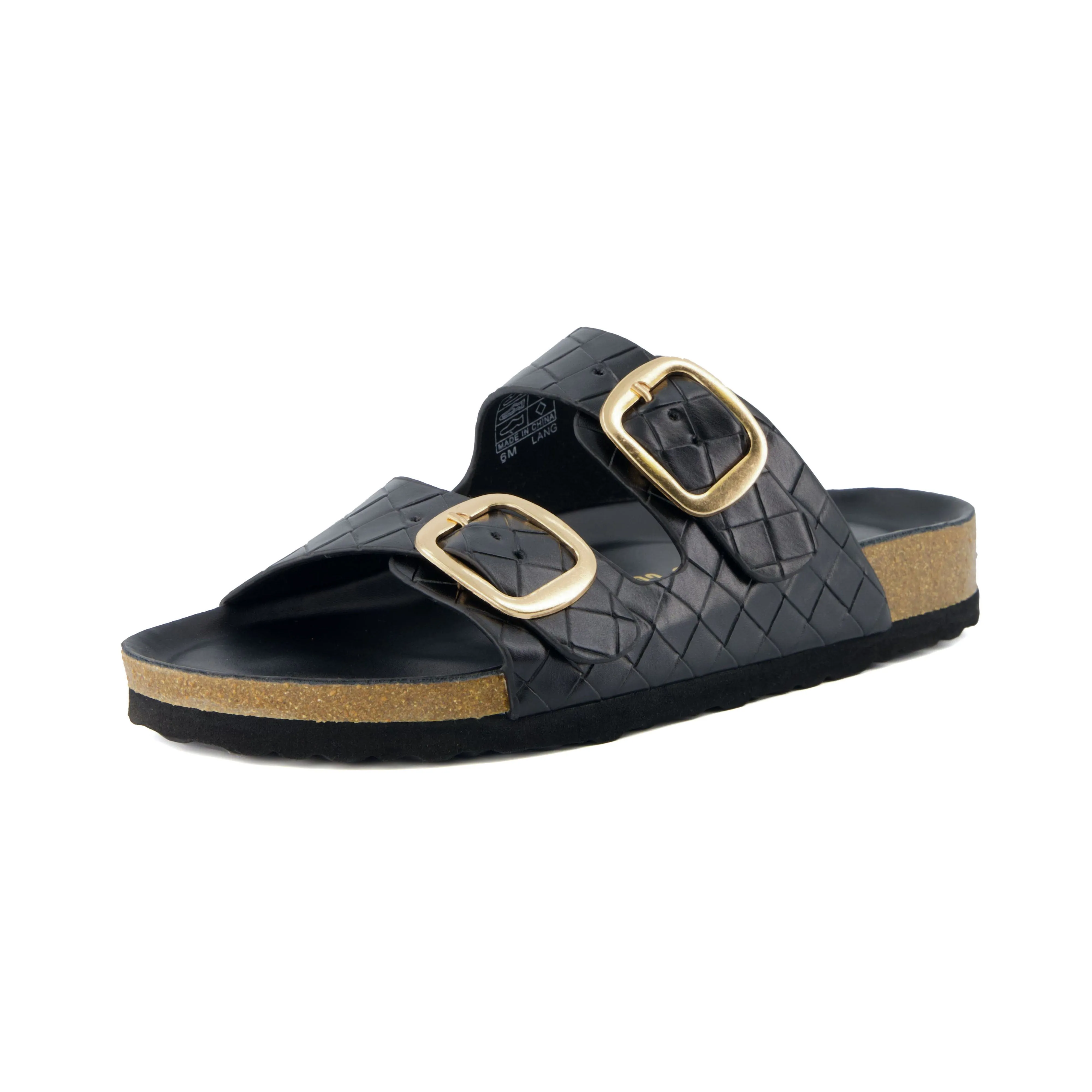 Lang Woven Cork Footbed Sandal
