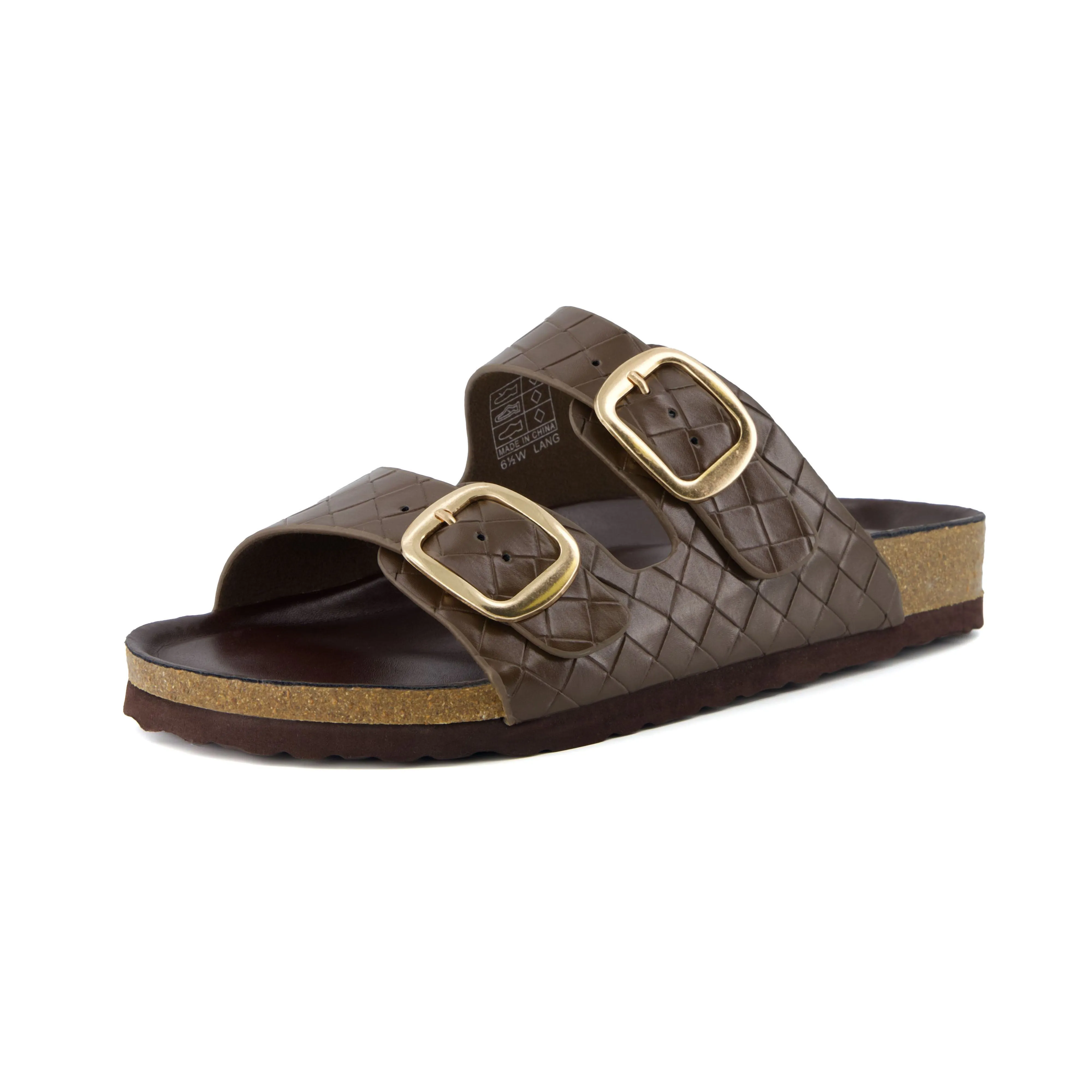 Lang Woven Cork Footbed Sandal