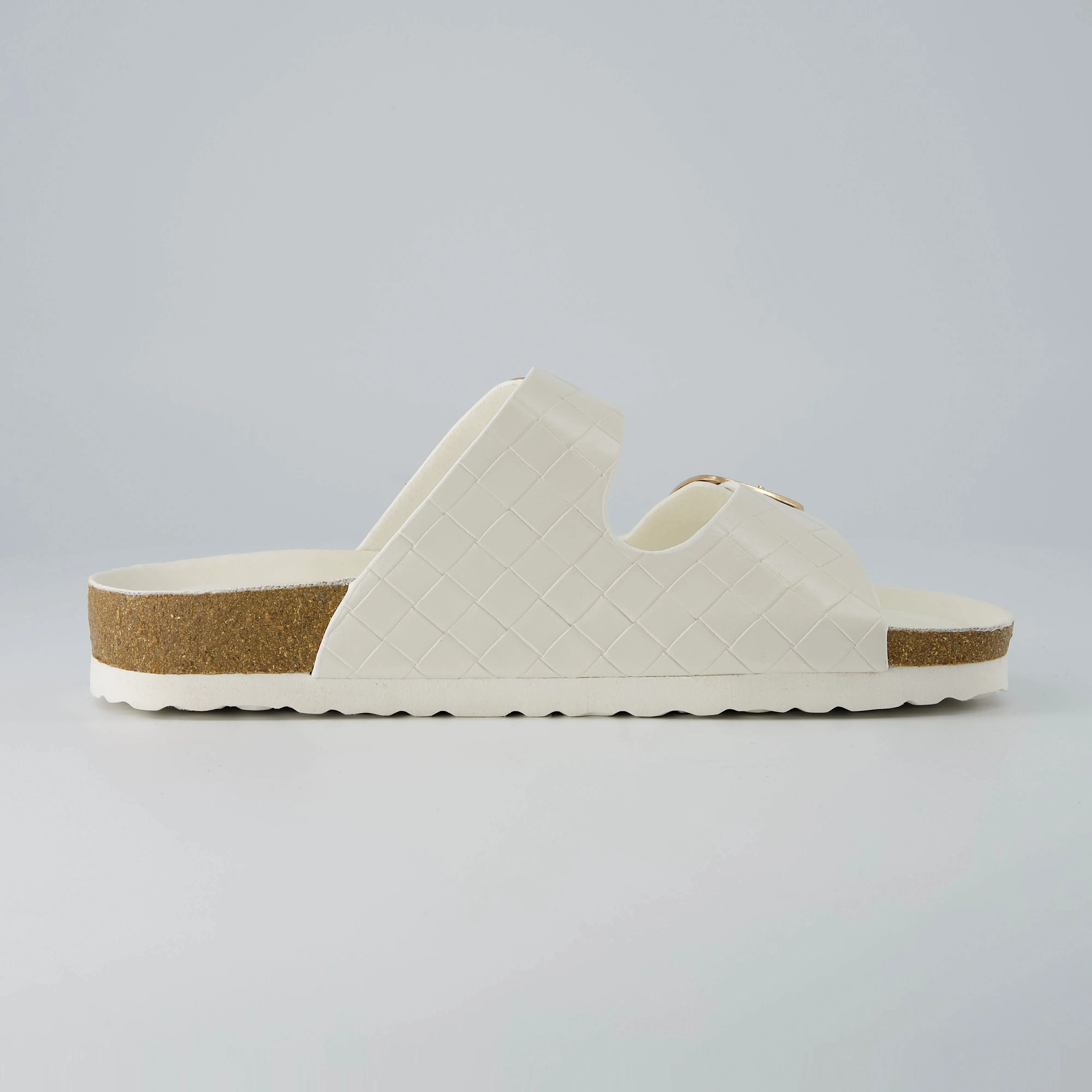 Lang Woven Cork Footbed Sandal