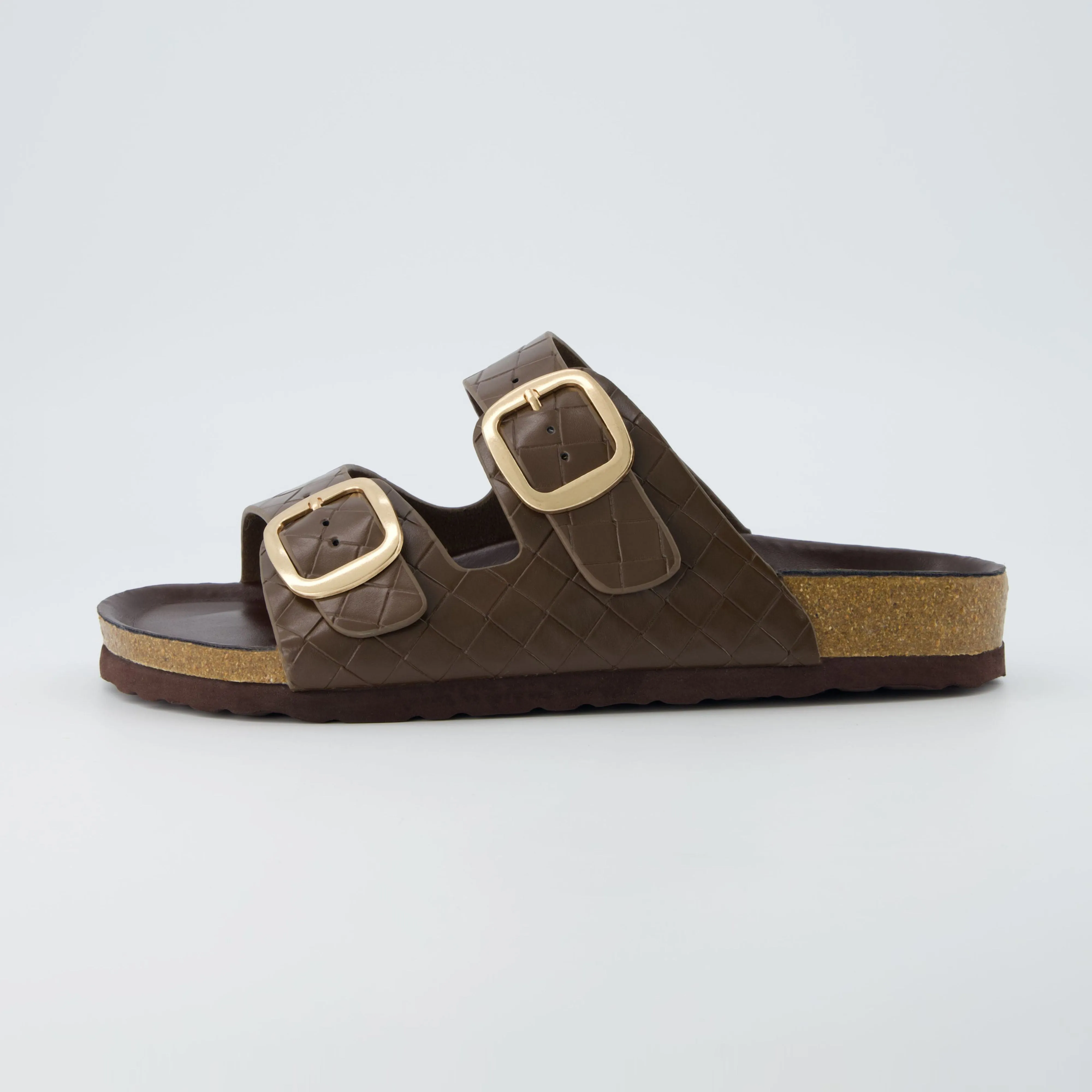 Lang Woven Cork Footbed Sandal