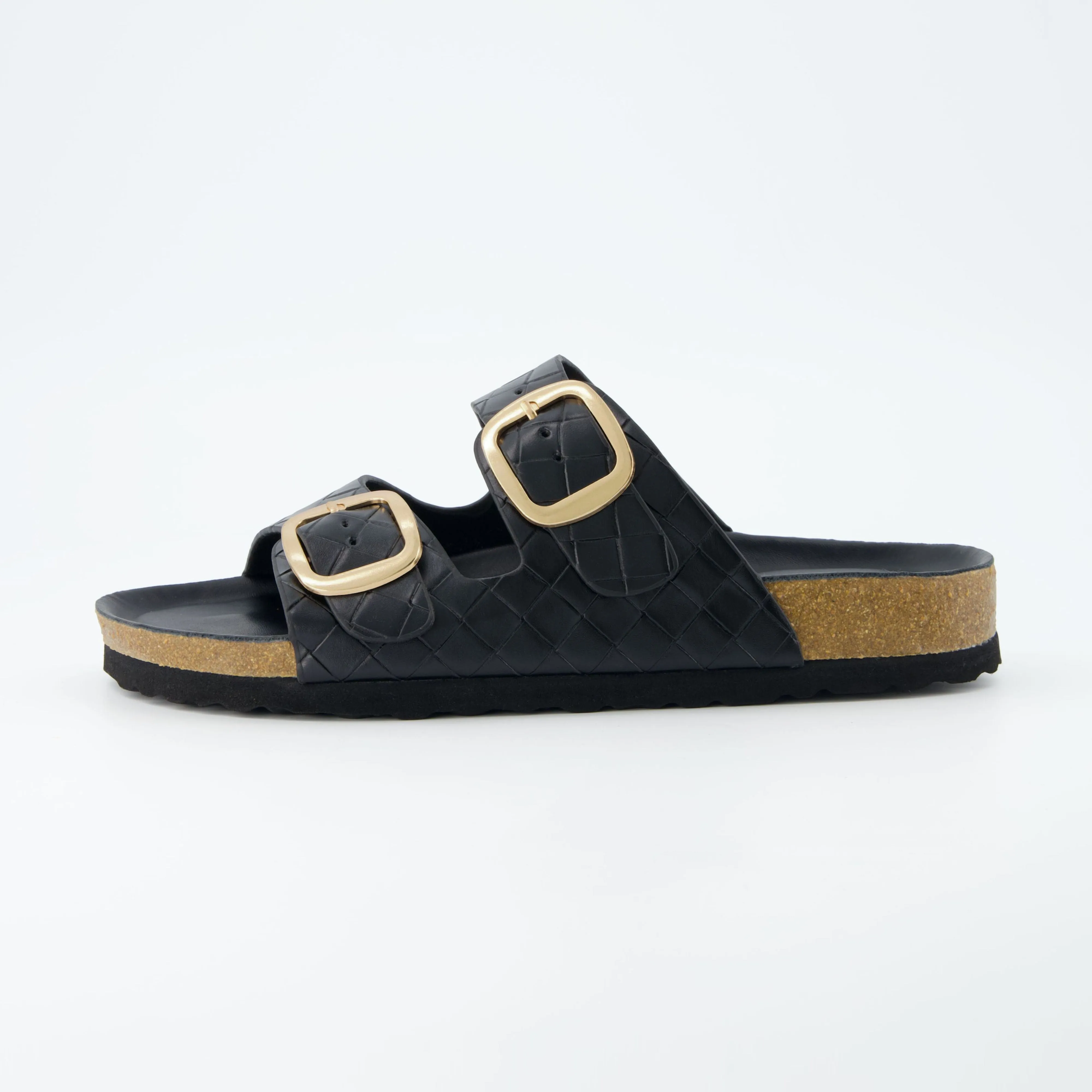 Lang Woven Cork Footbed Sandal