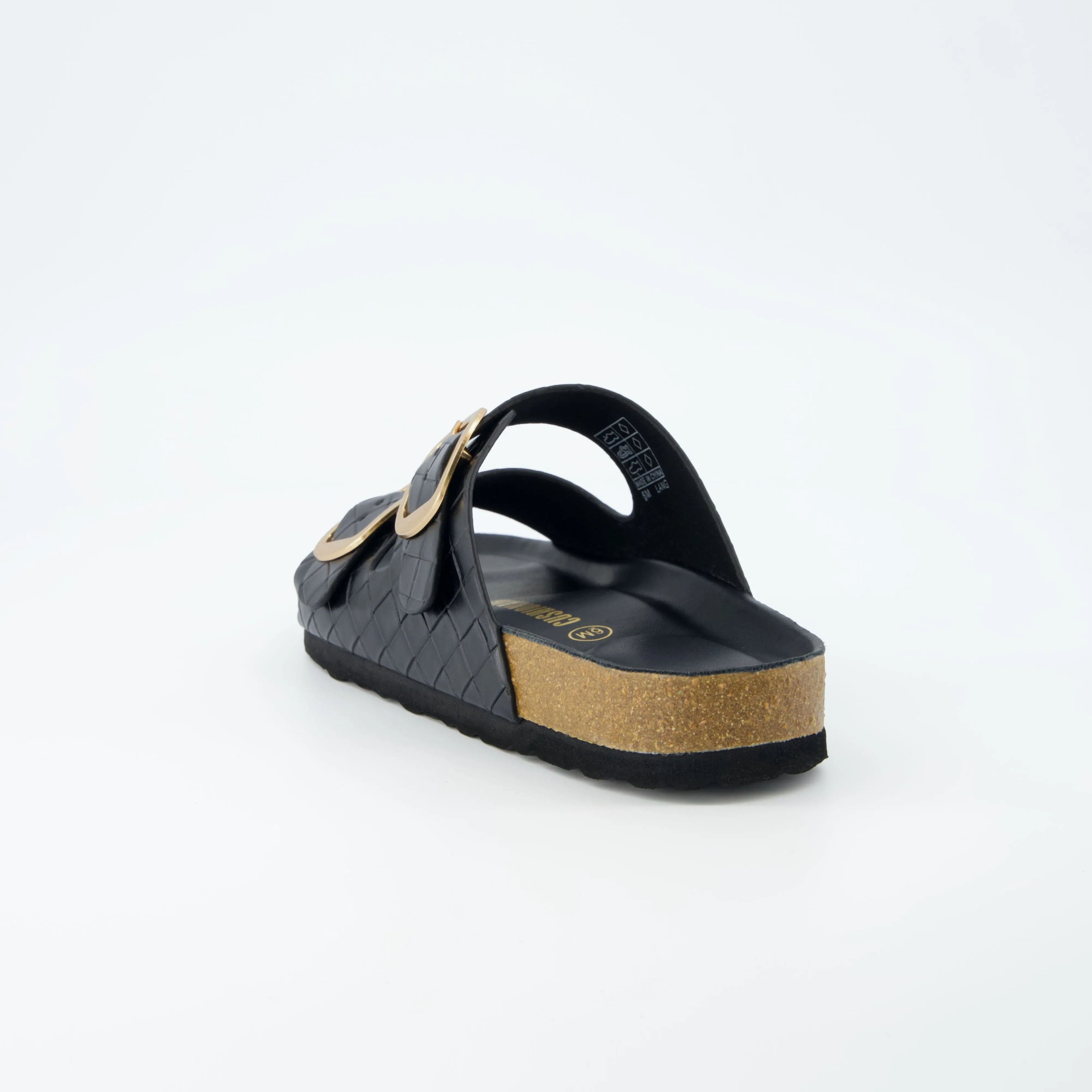 Lang Woven Cork Footbed Sandal