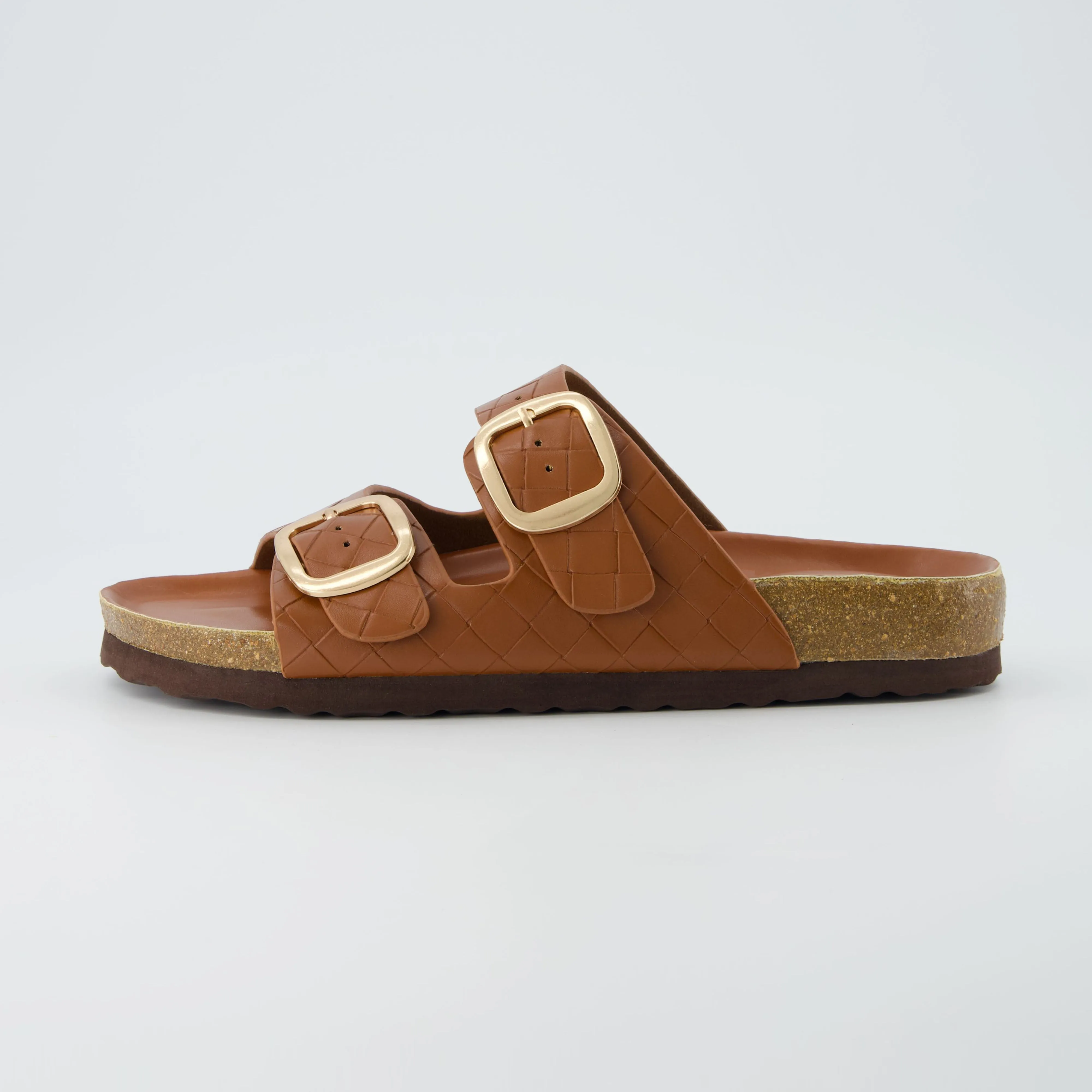Lang Woven Cork Footbed Sandal