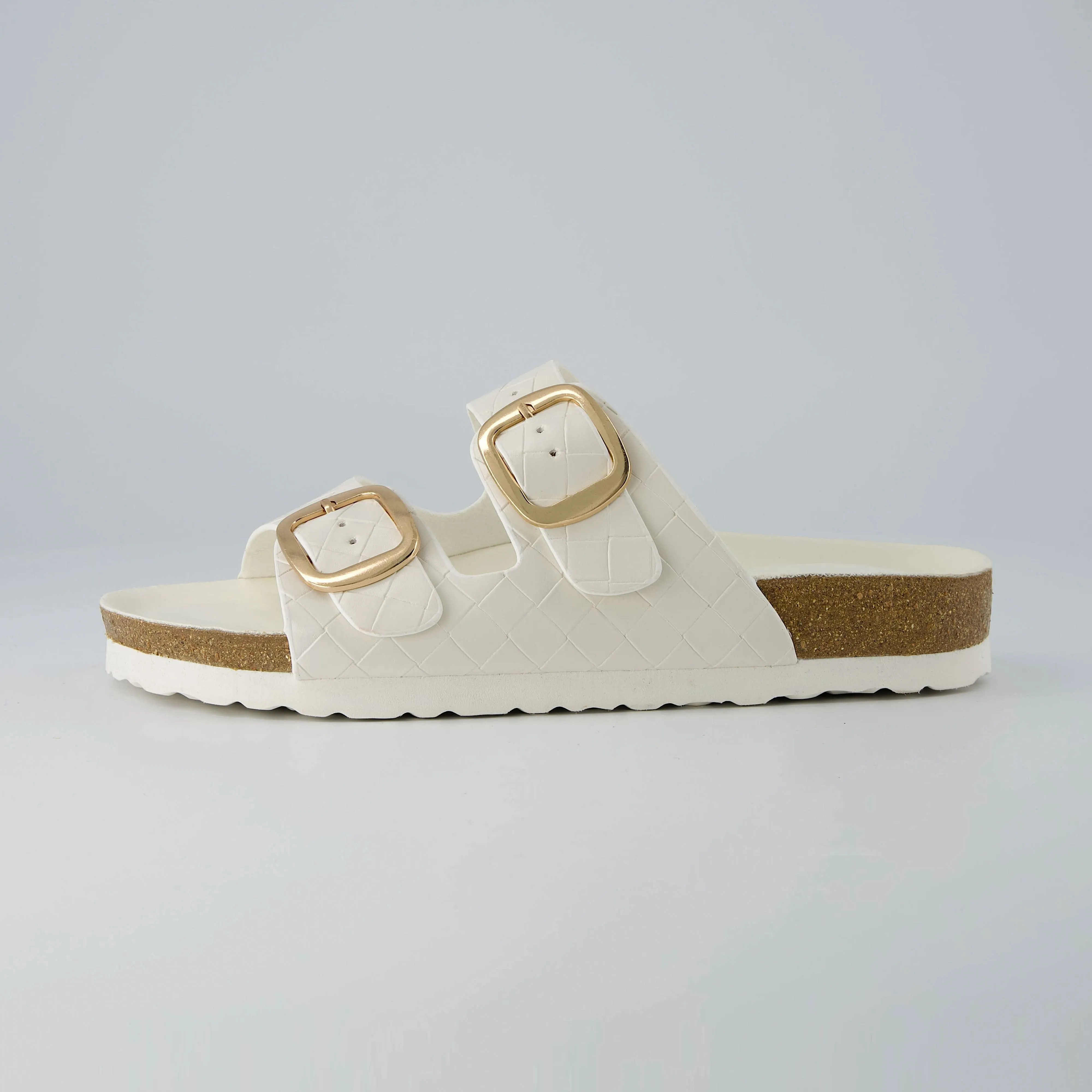 Lang Woven Cork Footbed Sandal