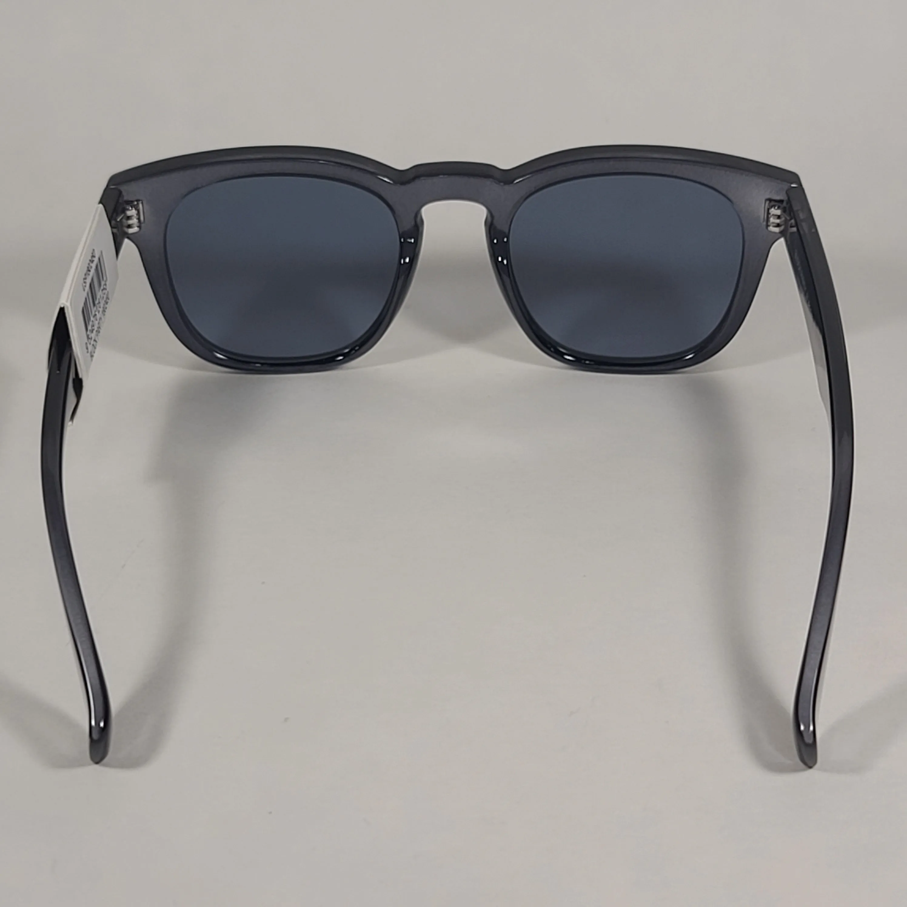 Le Specs Block Party Rectangle Sunglasses Slate Gray Frame Gray Gold Gradient Lens LSP1802450