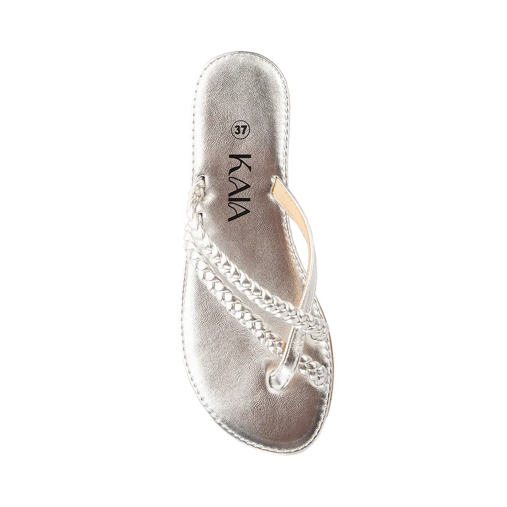 Leather Double Toe Slipper