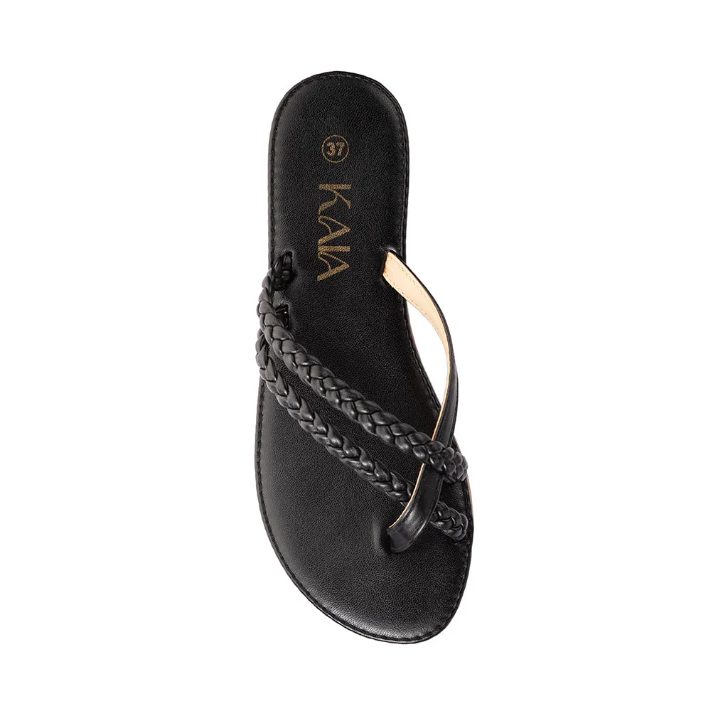 Leather Double Toe Slipper