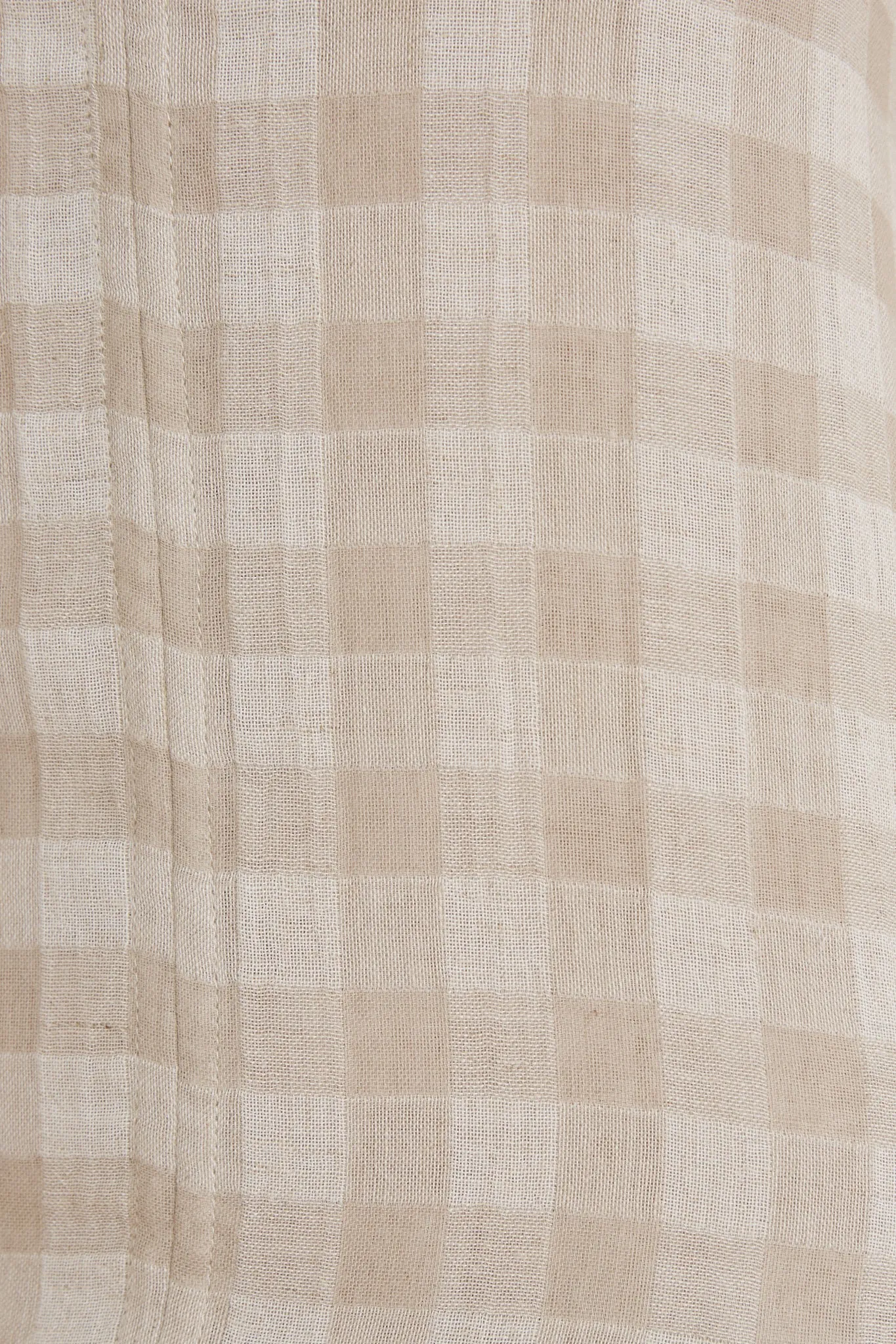 Little Lies Lana Short Dress (Natural Check)