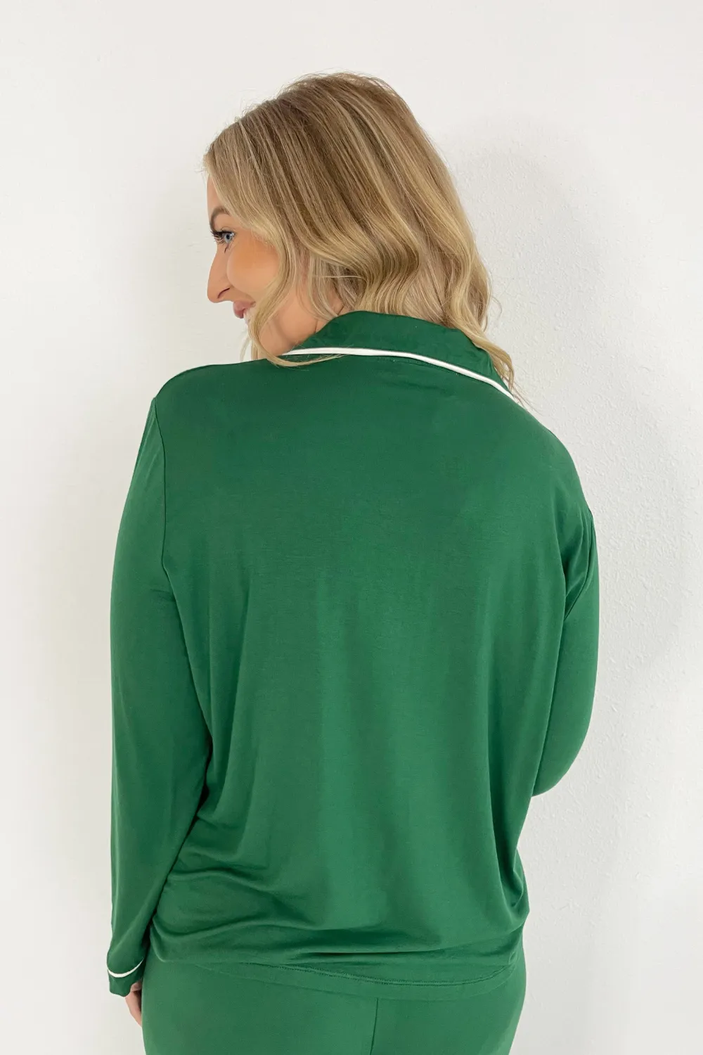 Long Sleeve Stretch Knit Pajama Set