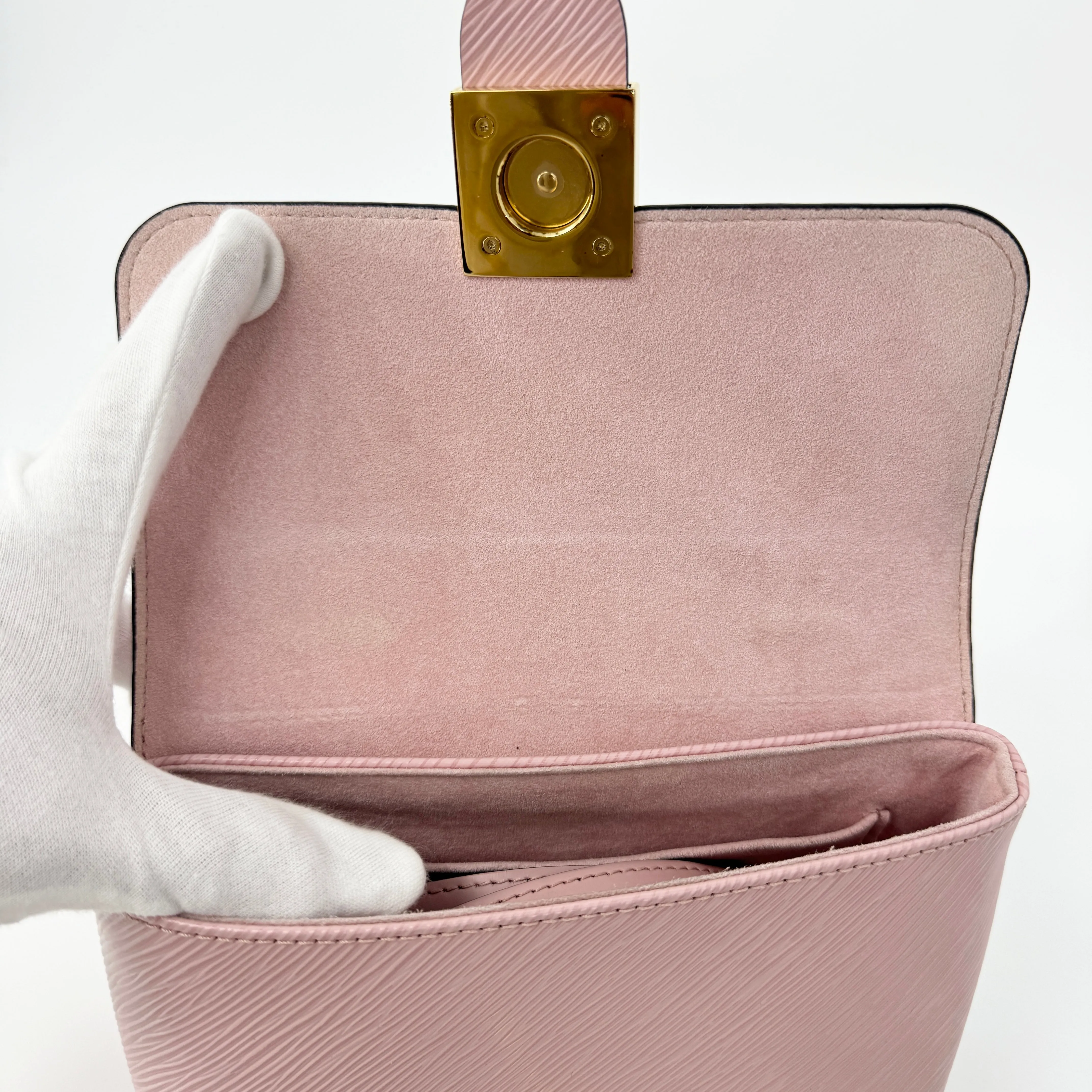 Louis Vuitton Pink Epi Locky BB Mini Bag