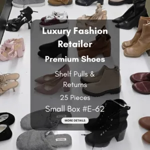 Luxury Fashion Retailer | Premium Shoes | Shelf Pulls & Returns | 25 Pieces | Small Box #E-62
